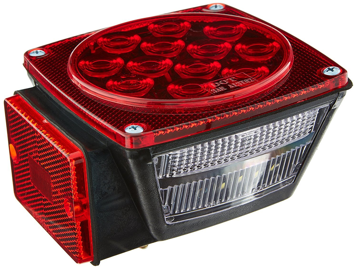 Maxxhaul 70460 12V Led Trailer Tail Lights (Turn/Stop/Signal-Left/Right-Dot Compliant)
