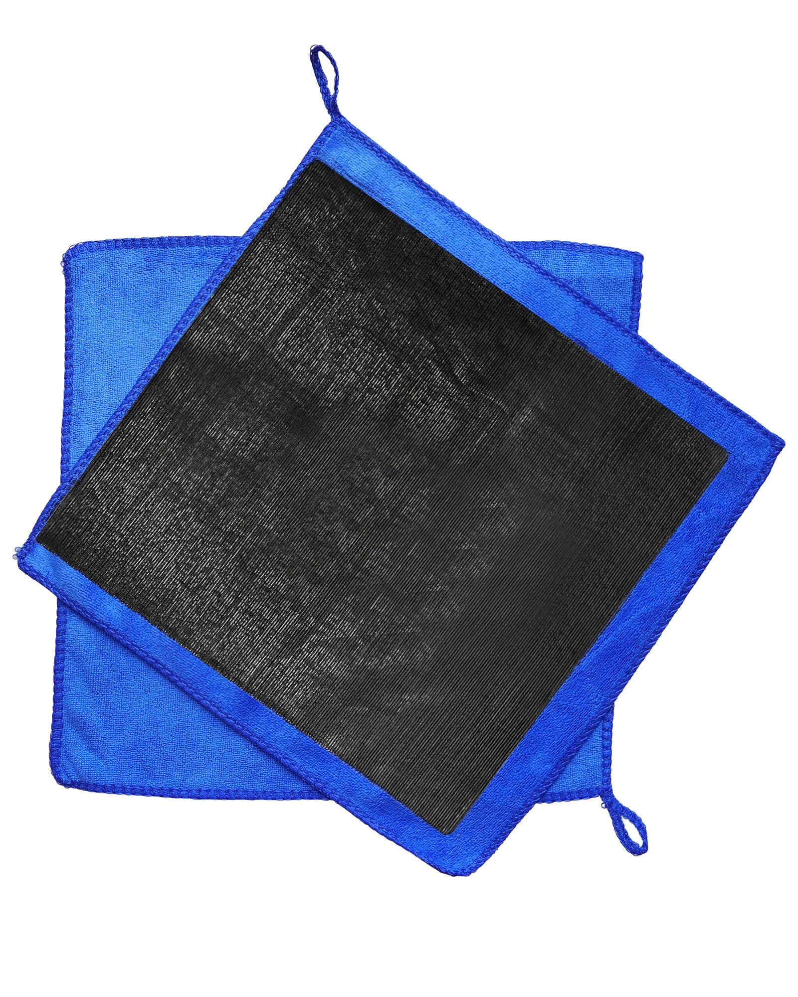 CHELIZIYA 2 Pack Clay Towel 12 x 12 Inch, Clay Bar Towel for Auto Detailing Microfiber Car Cloth Cleaner Automotive for Car Deta