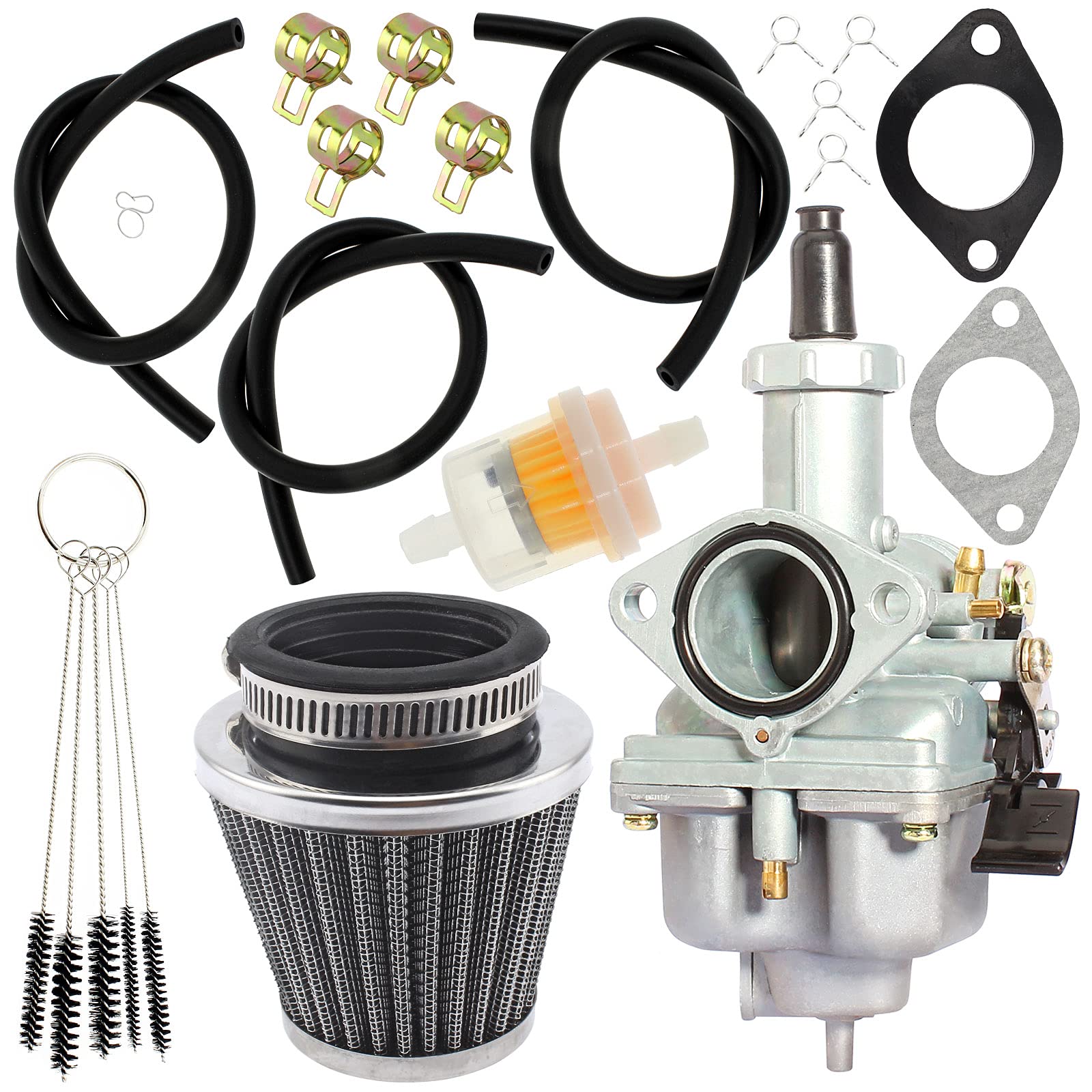 Liyyds Pz26 Carburetor Hand Choke For 100Cc-110Cc 125Cc 140Cc 150Cc 4-Stroke Engines Cb125 Xl125S Trx250 Trx250Ex Recon Atc185 A