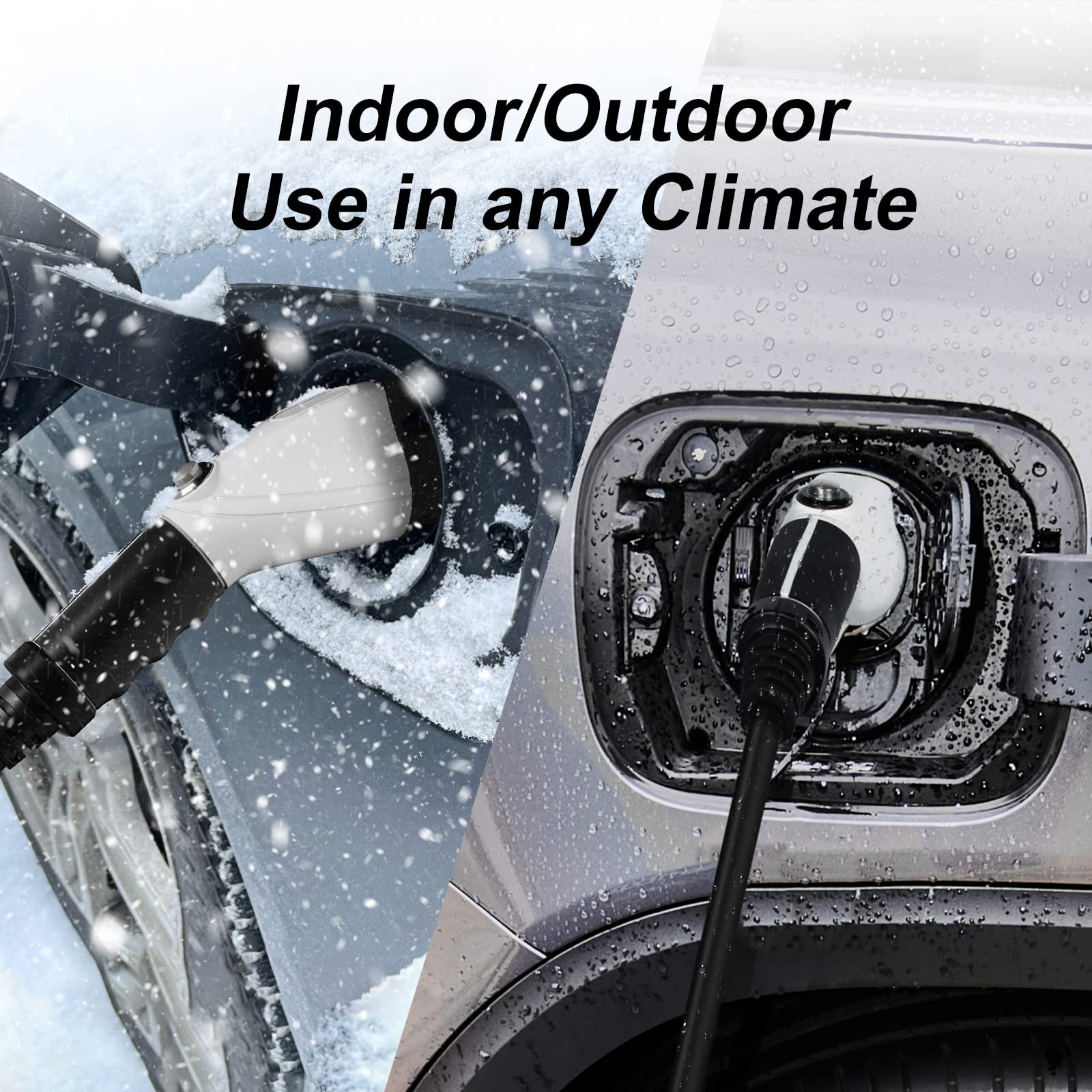 Megear Skysword ? Level 1-2 Ev Charger, 100-240V 16A 25Ft Portable Evse, Nema 6-20 Plug With Nema 5-15 Adapter Electric Vehicle