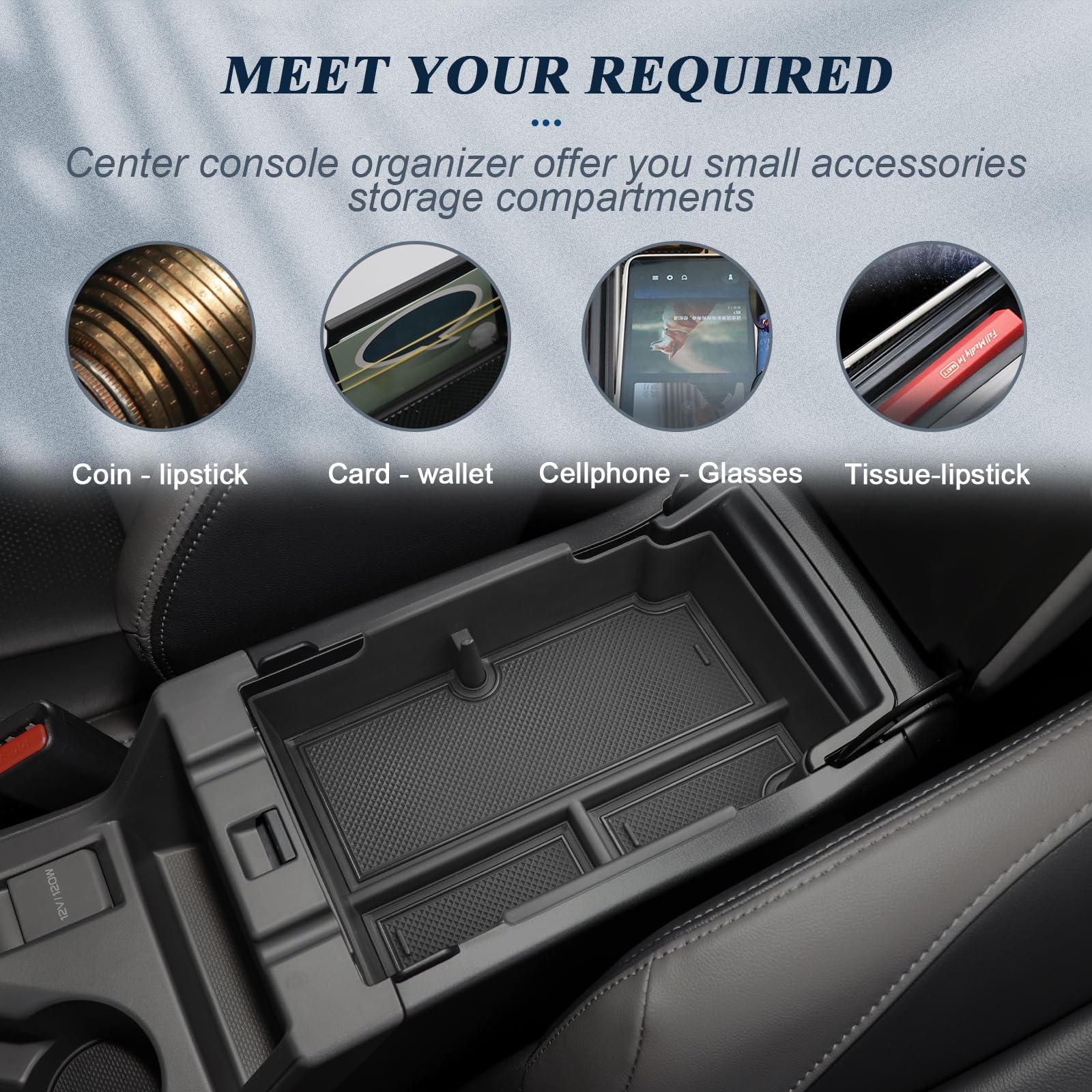 Bibibo For 2024 Subaru Crosstrek Accessories Center Console Organizer 2023 2024+ Subaru Crosstrek&2024 Subaru Impreza Console Tr