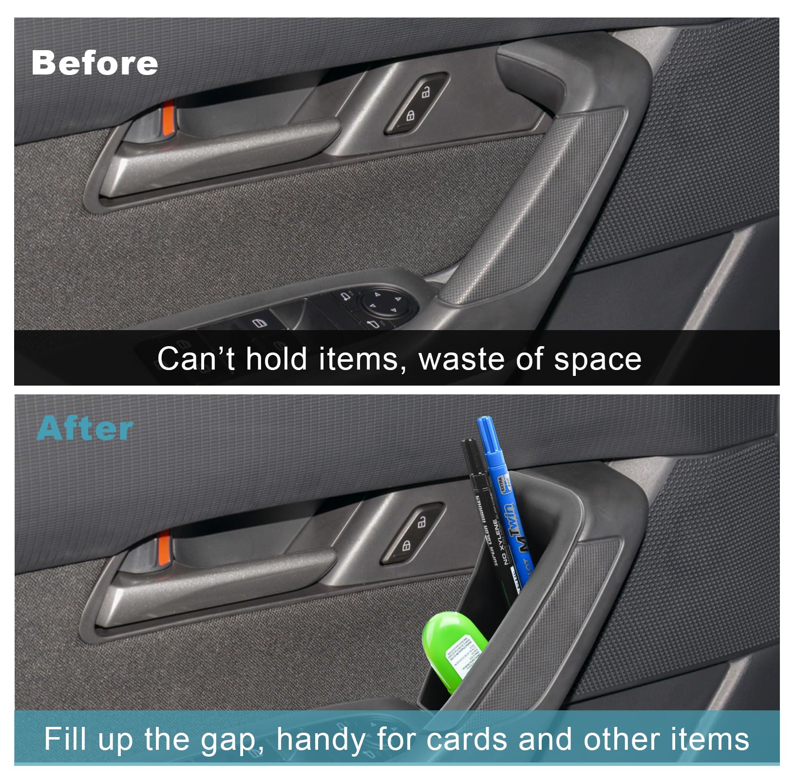 CDEFG 2023 2024 2025 CX-50 Center Console Side Storage Box Handle Pocket Trash Container for 2023 2024 2025 Mazda CX-50 Console