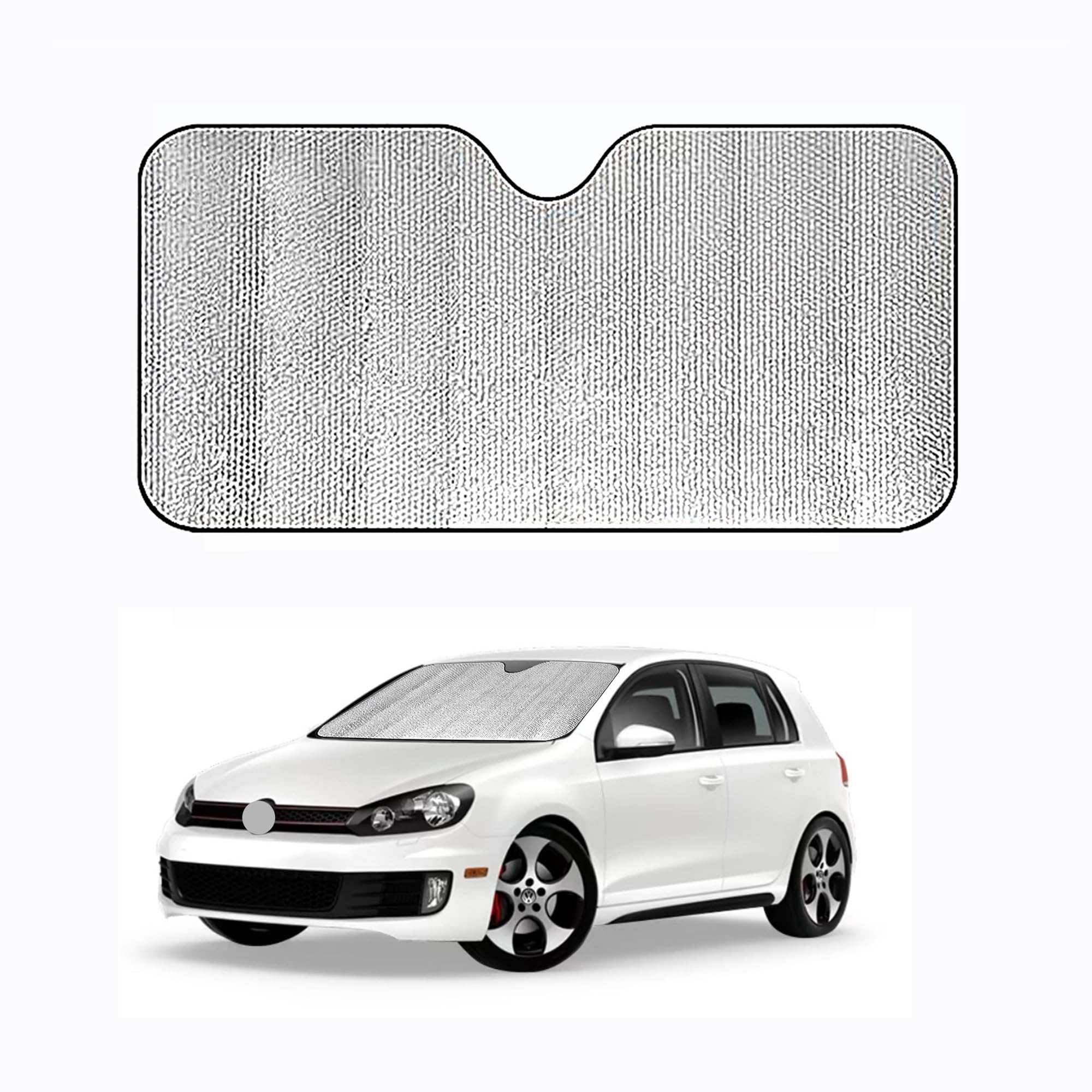 Sun Shade Car Front Windshield Front Window Cover Foldable Reflective Sun Visor Car Sunshade Reflector Shield Maximum Sun Heat P