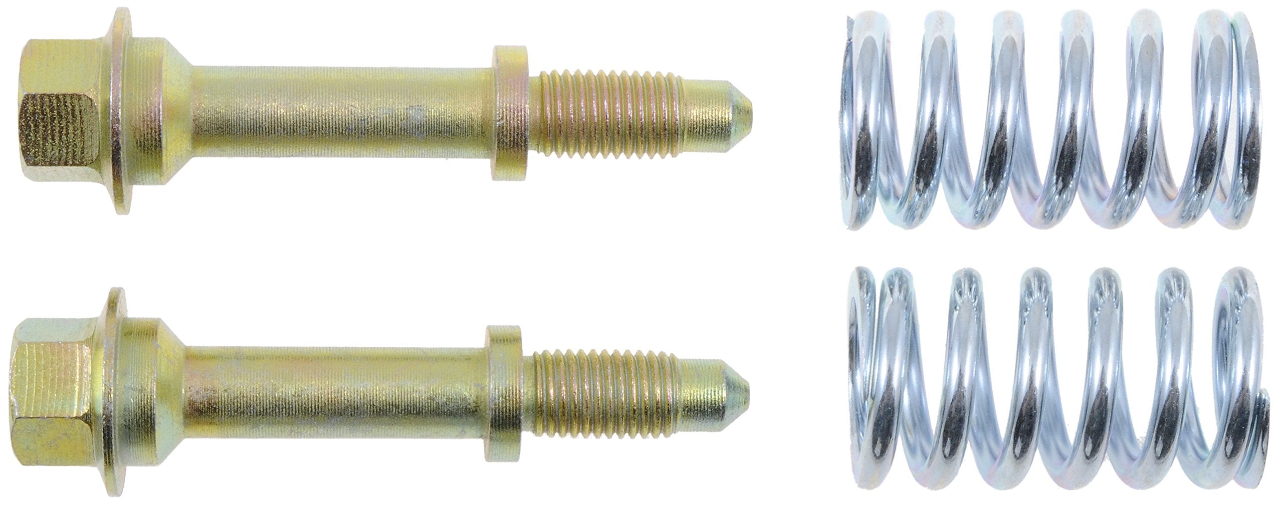 Dorman Exhaust Bolt and Spring Set - 2 Springs, 2 Studs, Alloy Steel, Model 675-221, Compatible with Select Models