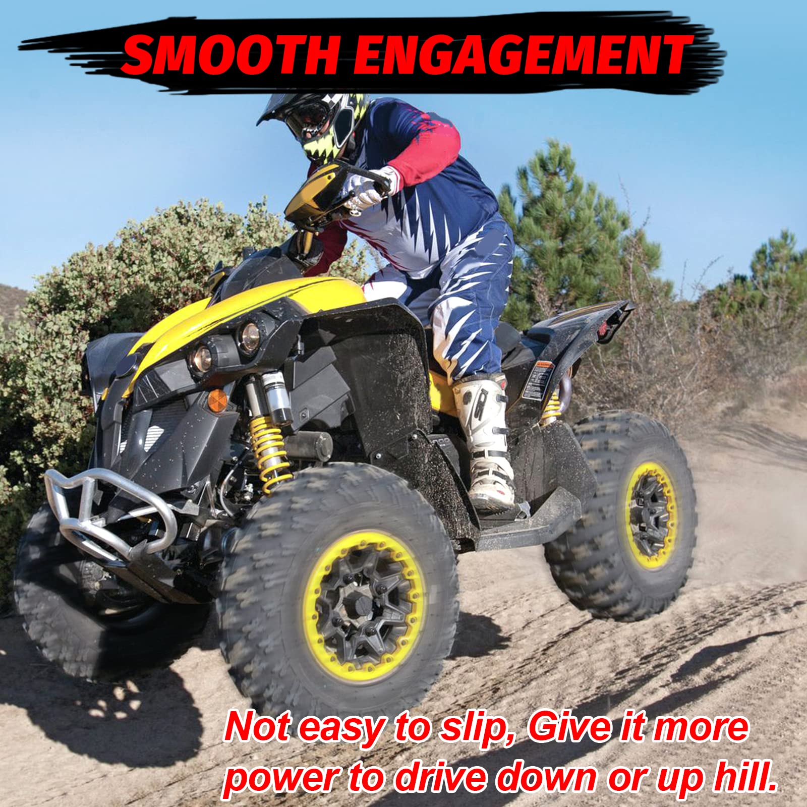 StarknightMT Drive Belt - ATV UTV Carbon Belt Compatible with Can-Am Outlander Commander Maverick Renegade, Replacement for 4222
