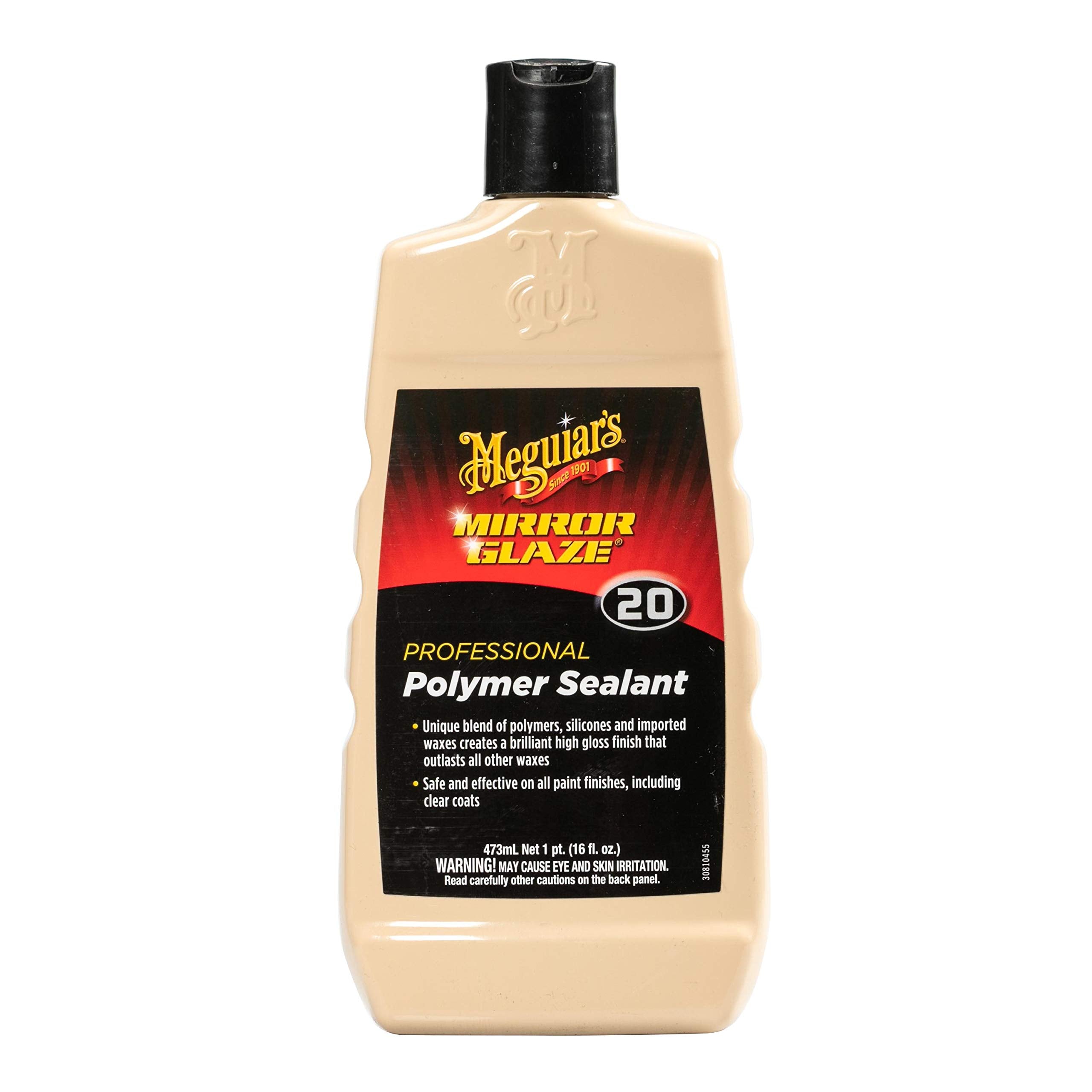 Meguiar's Mirror Glaze Polymer Sealant - High Gloss Wax Protection, 16 oz, Model M2016