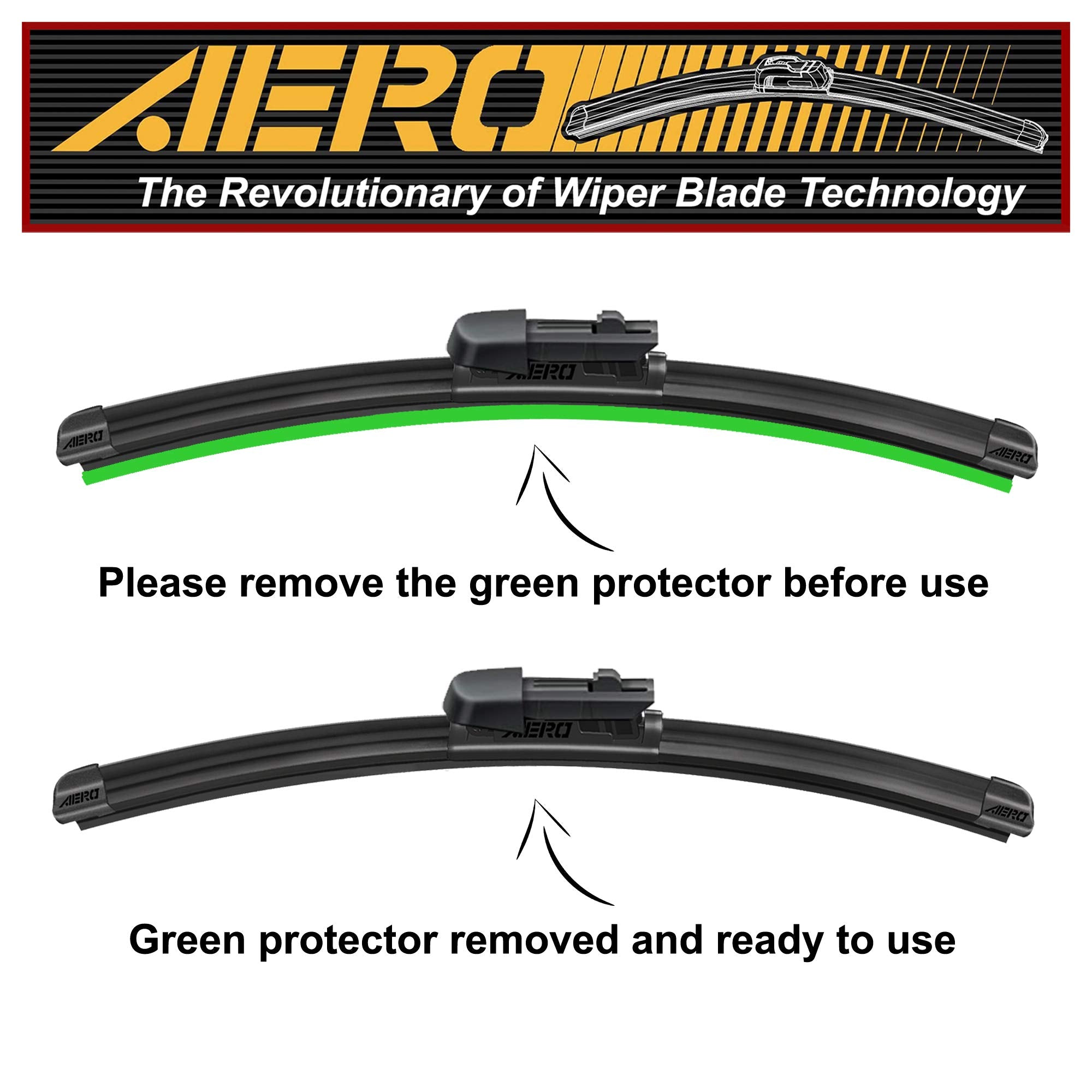 Aero Wipers Oem Replacement For Chevrolet Chevy Cruze 2021 2020 2019 2018 2017 2016, 28''+24'' Front + 10'' Rear, Windshield Wip