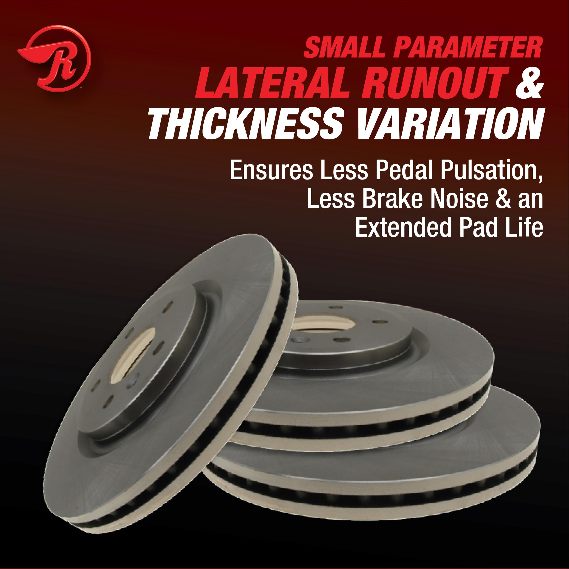 Raybestos 980159R Professional Grade Disc Brake Rotor, Silver, 11.65