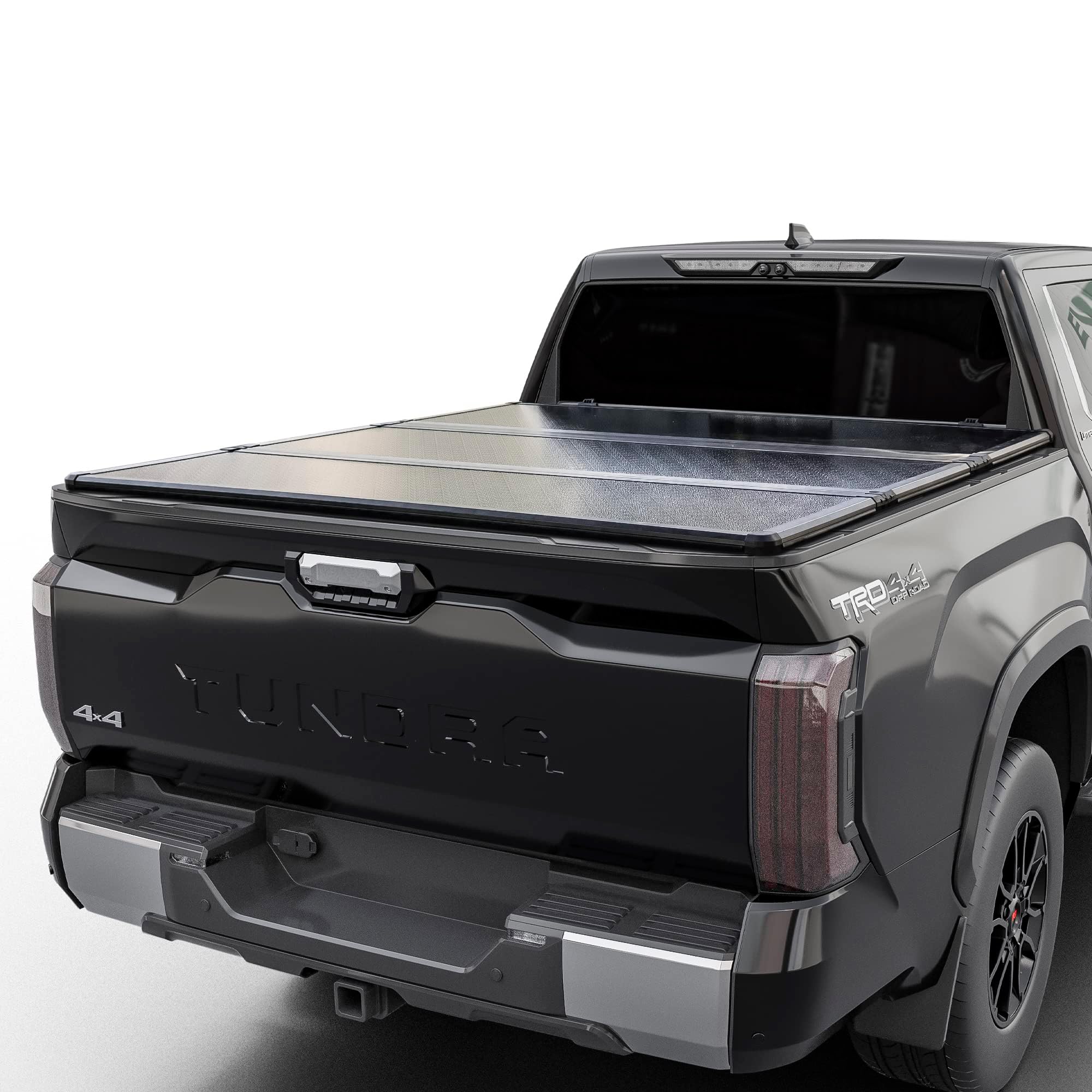 Calffree Hard Folding Truck Bed Tonneau Cover CFHT-026/Fits 2007-2021 Toyota Tundra 5' 6'' Bed (66.7'')