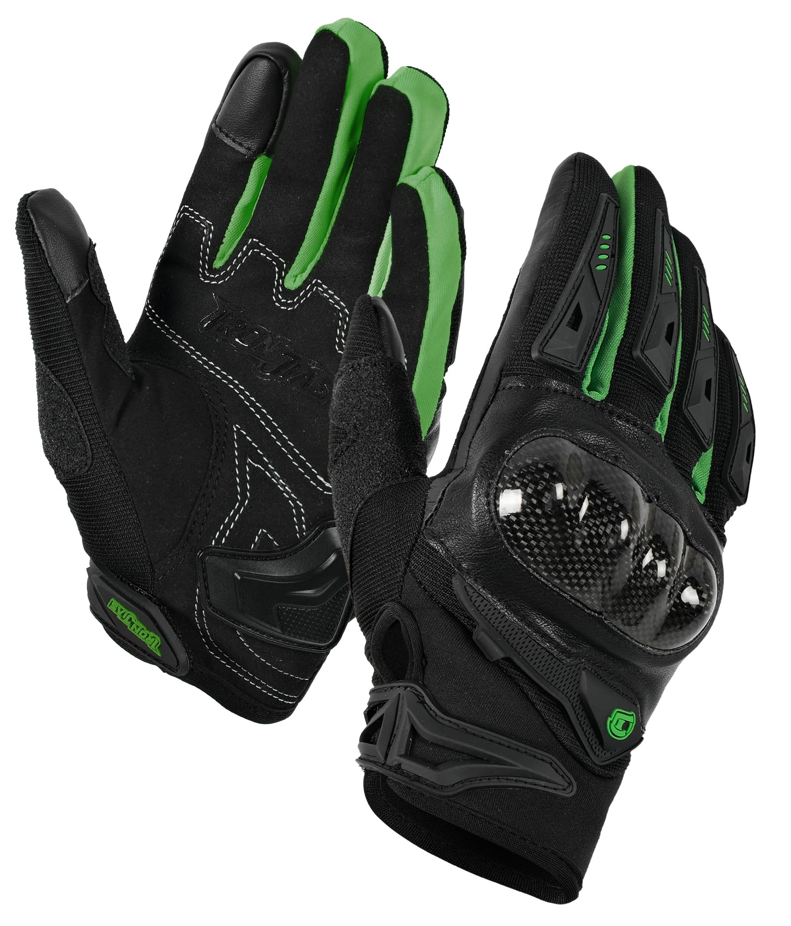 Iron Jia 'S Motorcycle Gloves For Men And Women, Summer Touchscreen Riding Gloves With Carbon Fiber Protection For Road Racing,