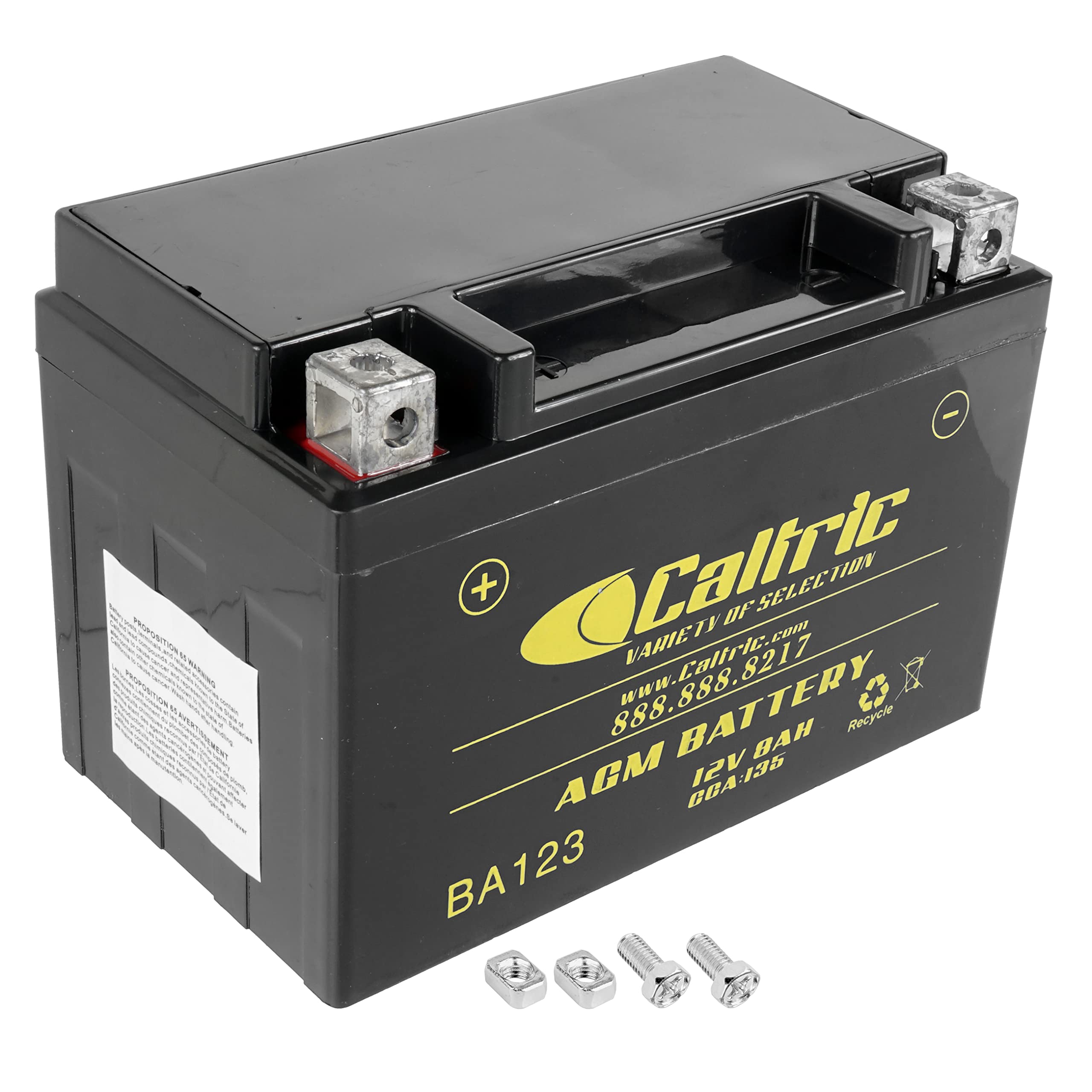 Caltric Agm Battery Compatible with Polaris Predator 500 2003-2007