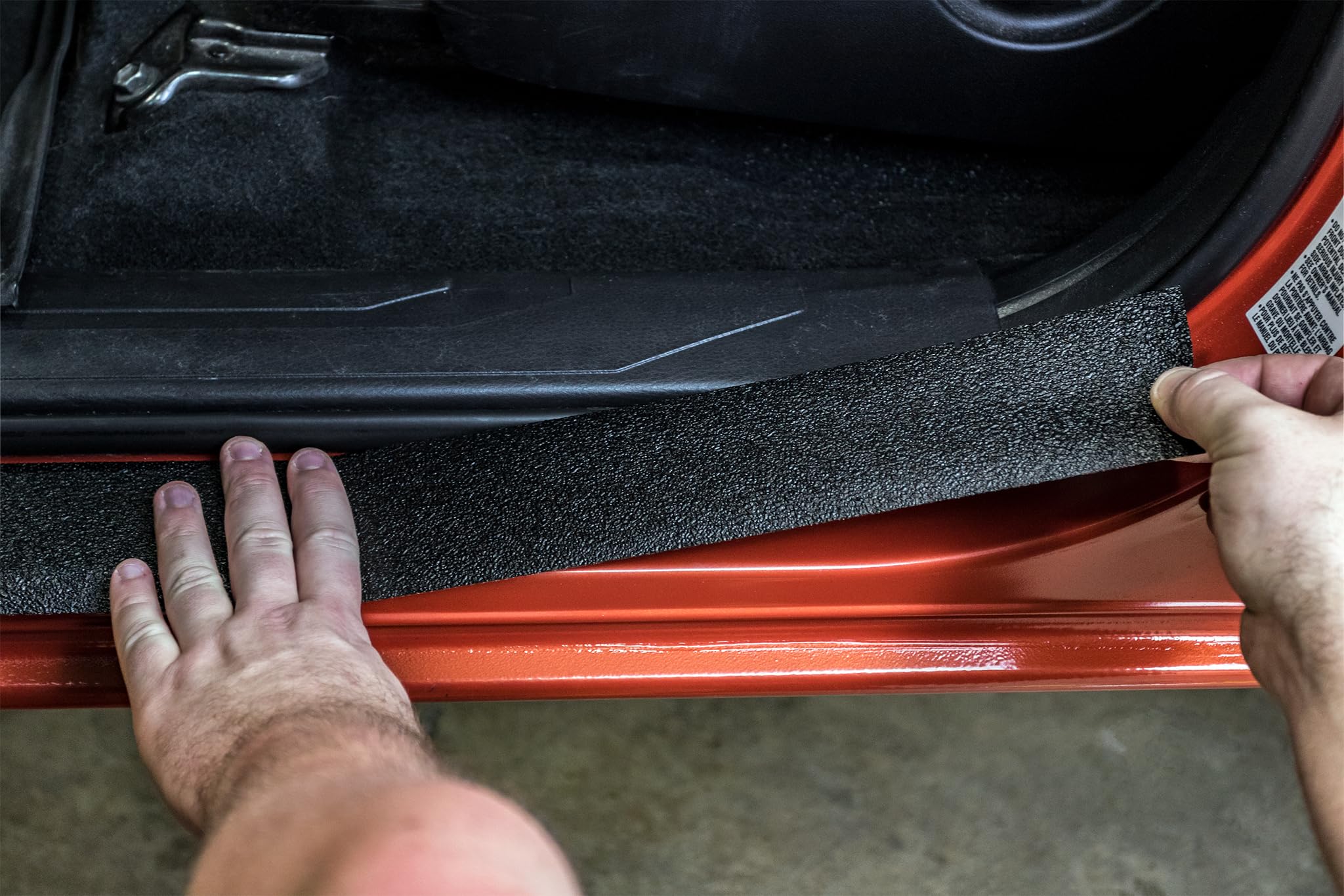 XPEL Black Universal Door Sill Guard - 60" x 2.75" PVC Paint Protection Film Kit, Model R3030