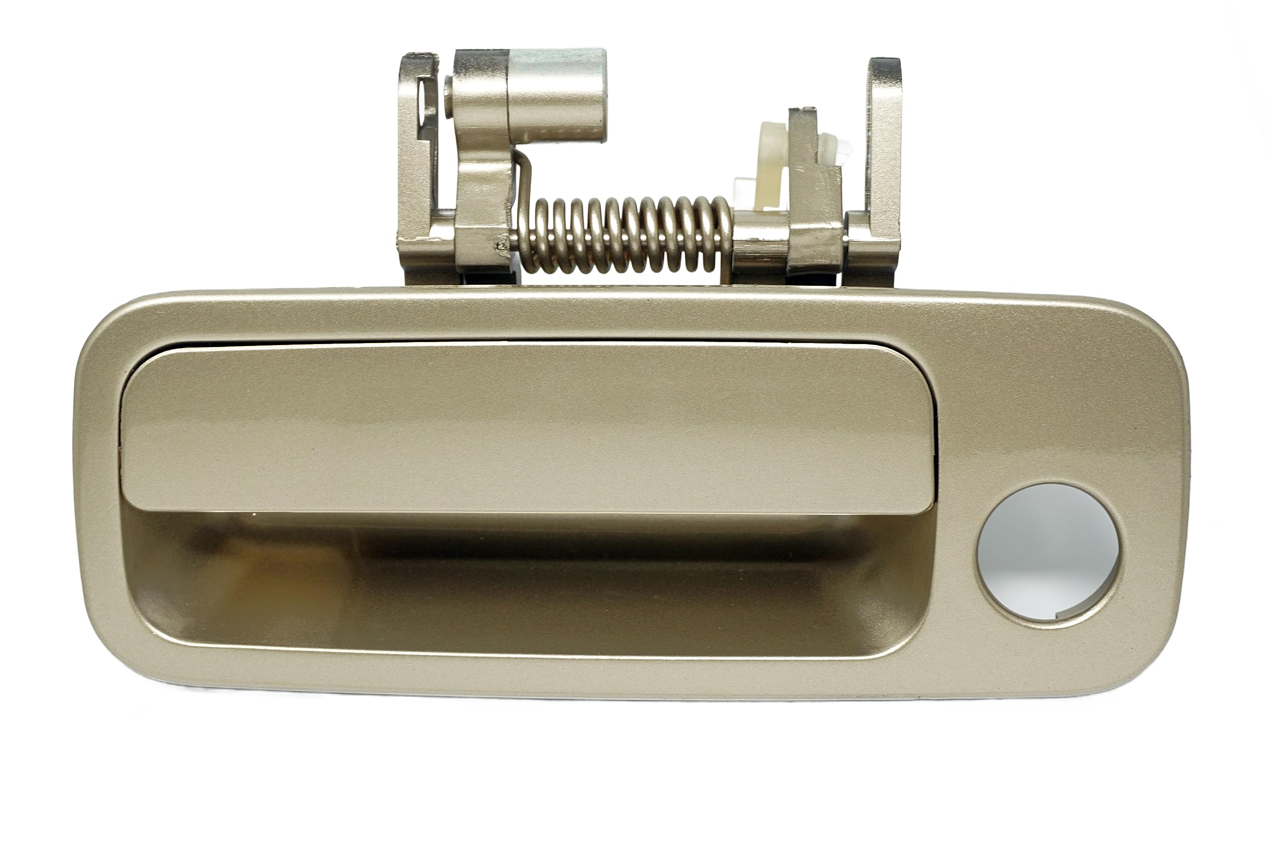 S Sentinel Parts Outside Exterior Door Handle Front Left Driver Side 4M9 Cashmere Beige Gold Compatible With 1997-2001 Toyota Ca