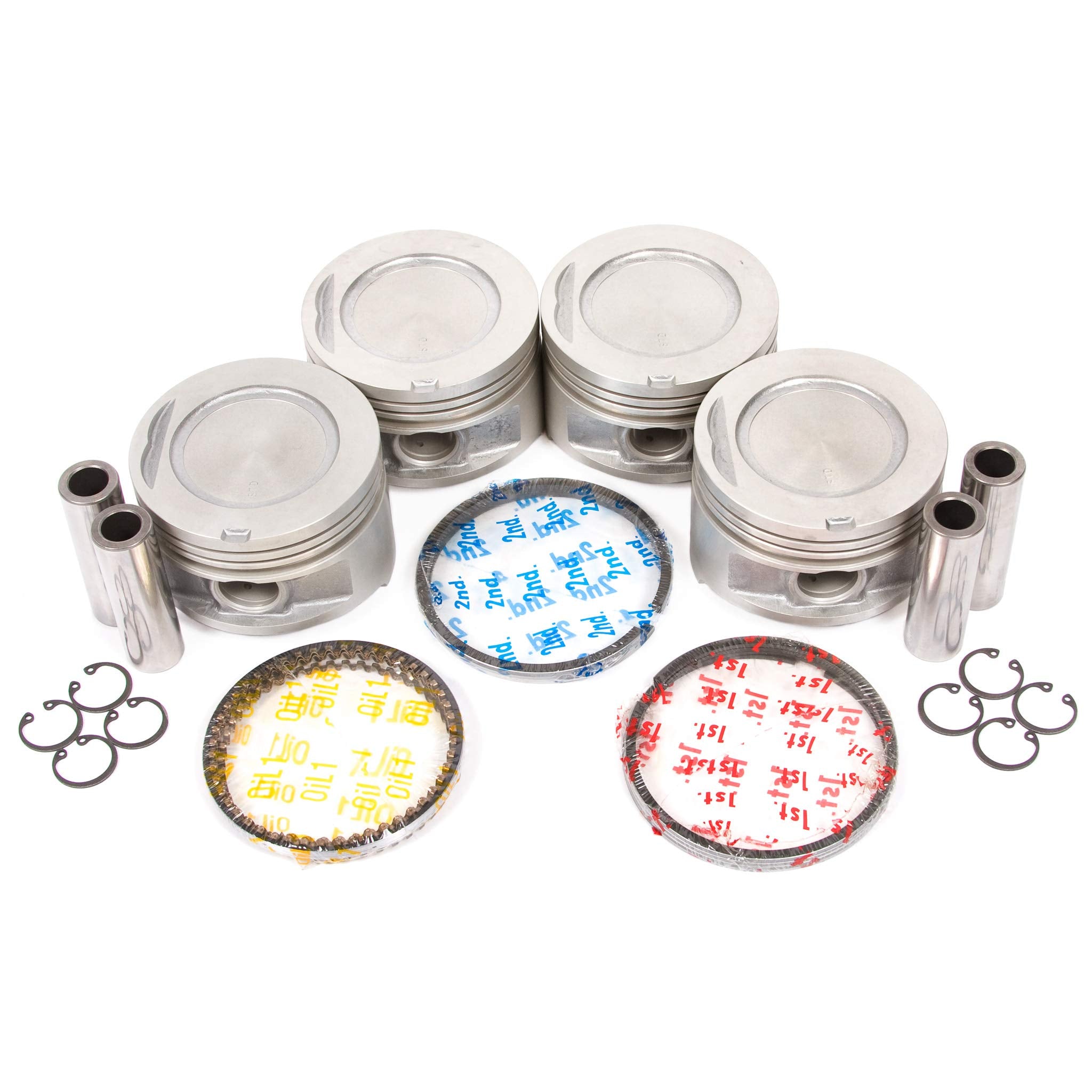 Evergreen Engine Rebuild Kit for 85-95 Toyota 2.4L SOHC 22R/22RE, Pistons 0.020", Plastic