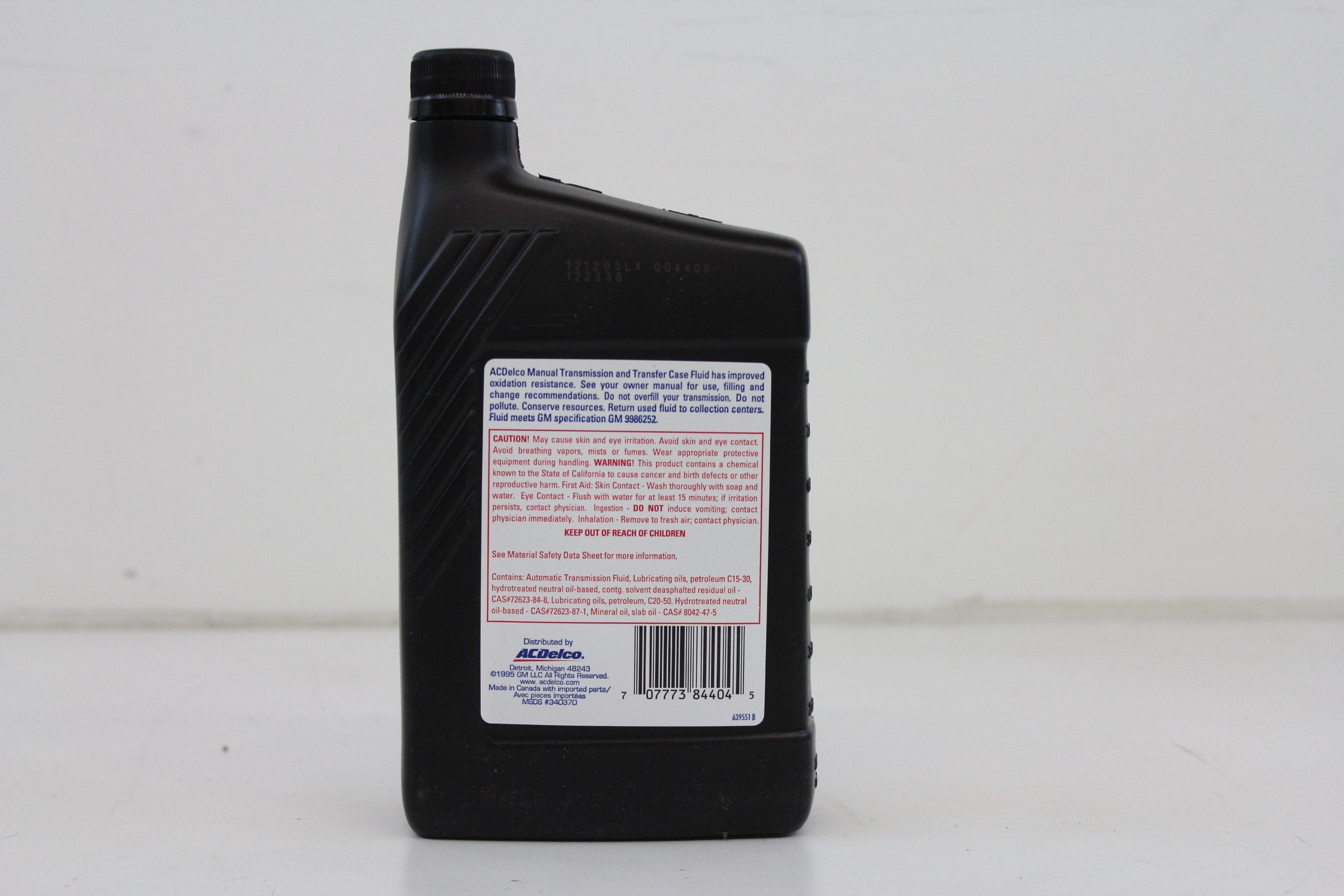 General Motors Genuine GM Fluid 88861800 Manual Transmission Fluid - 1 Quart, Petroleum
