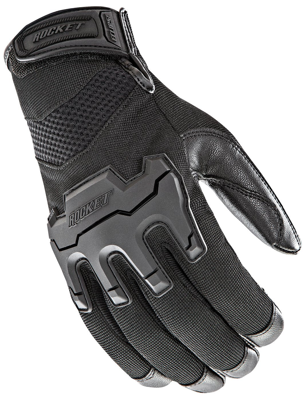 Joe Rocket  17222003 Mens Eclipse Gloves (Black, Medium)