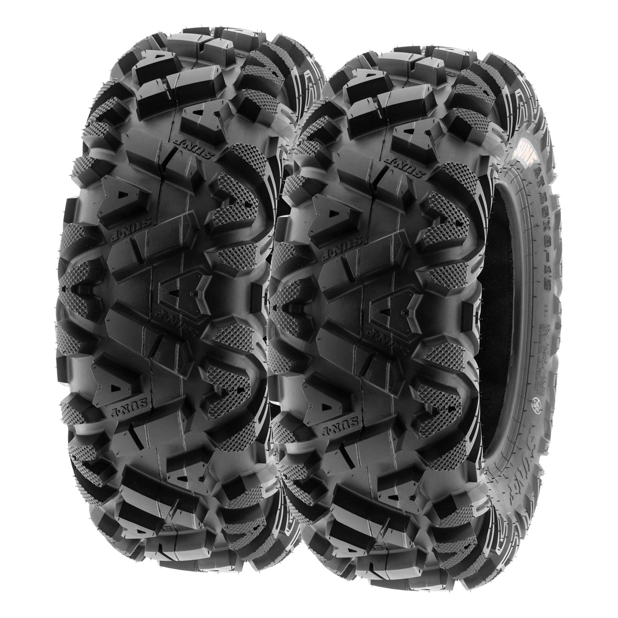 Sunf 28X9-12 Atv Utv 28X9X12 All Terrain Tires 6 Pr A033 Power I - Pair Of 2