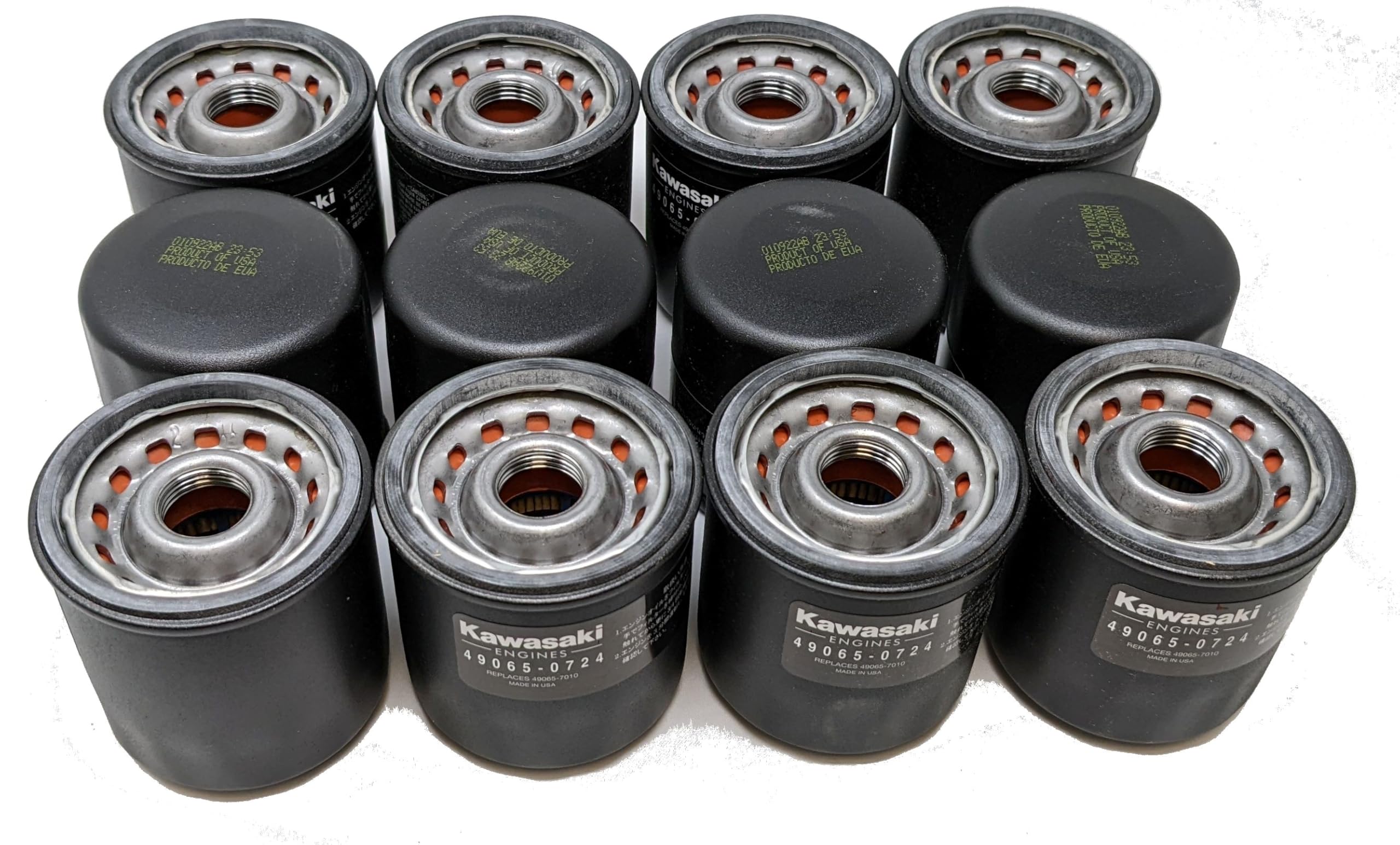 Kawasaki 12 Pack Genuine 49065-7010 Oil Filter Oem