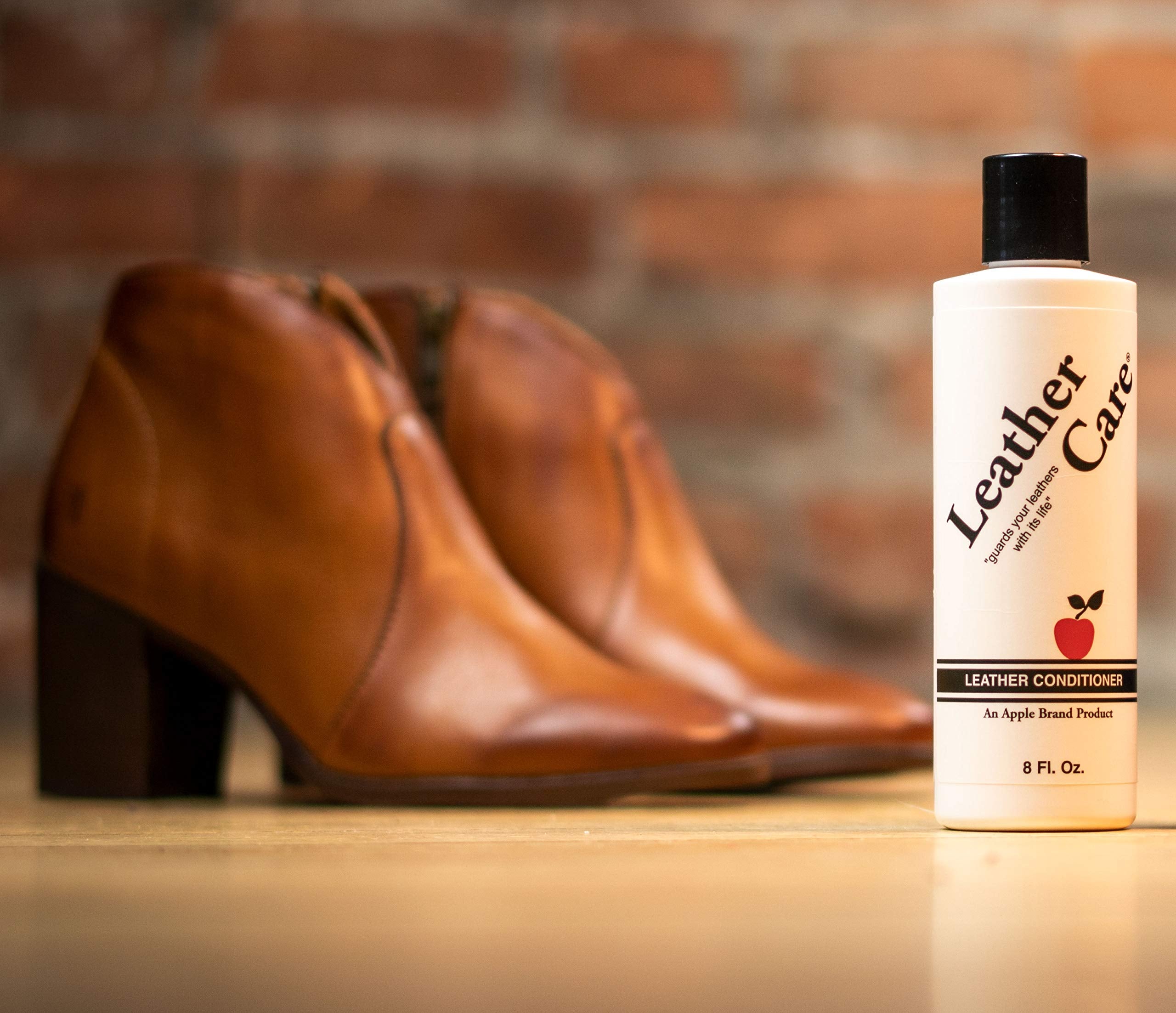 Apple Brand Leather Conditioner - 8oz Bottle, Leather Care, Model 13