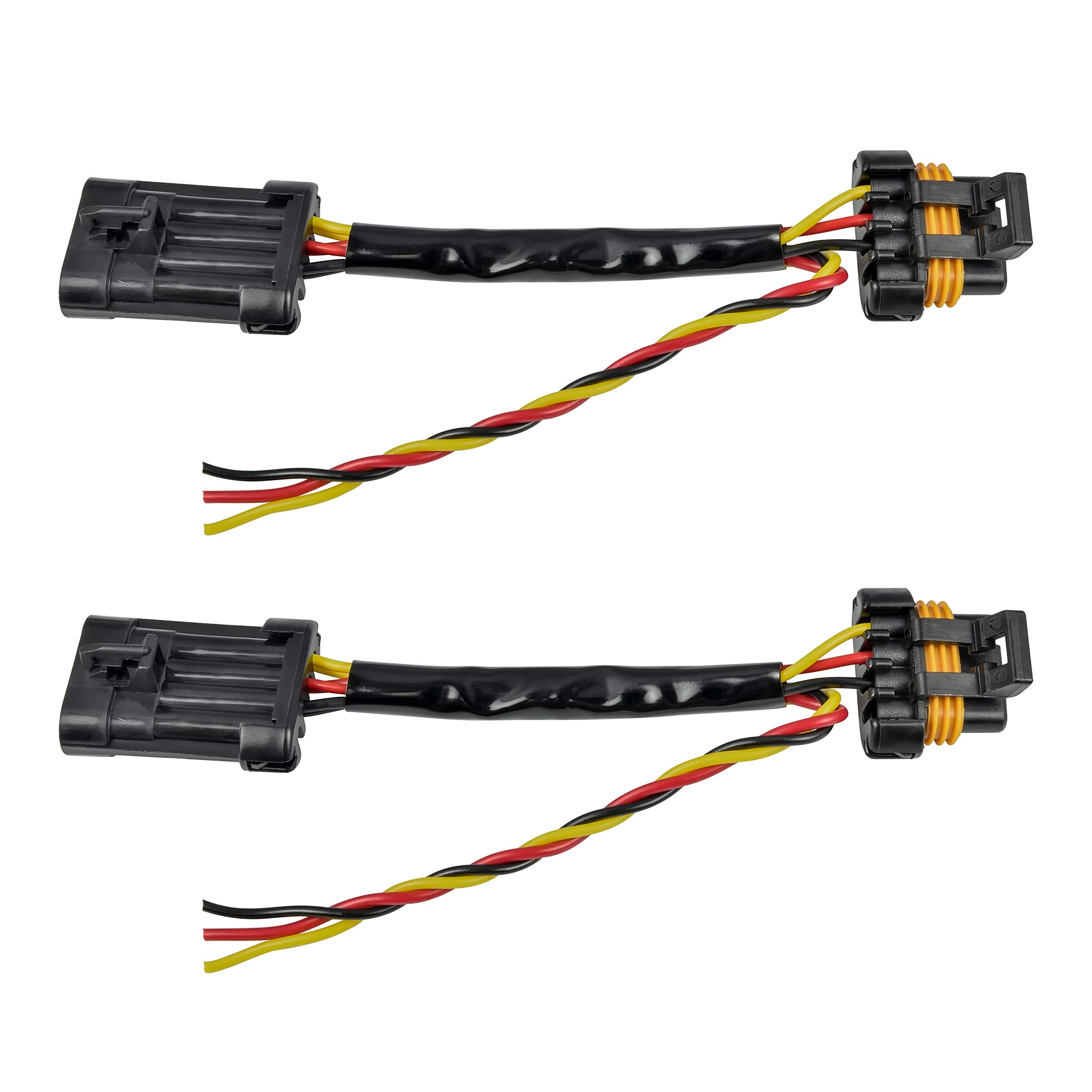 SAUTVS Tail Light Power Harness, Whip/Brake Light/License Plate Light 3 Wire Power Harness for Polaris RZR XP 1000 900 Turbo Gen