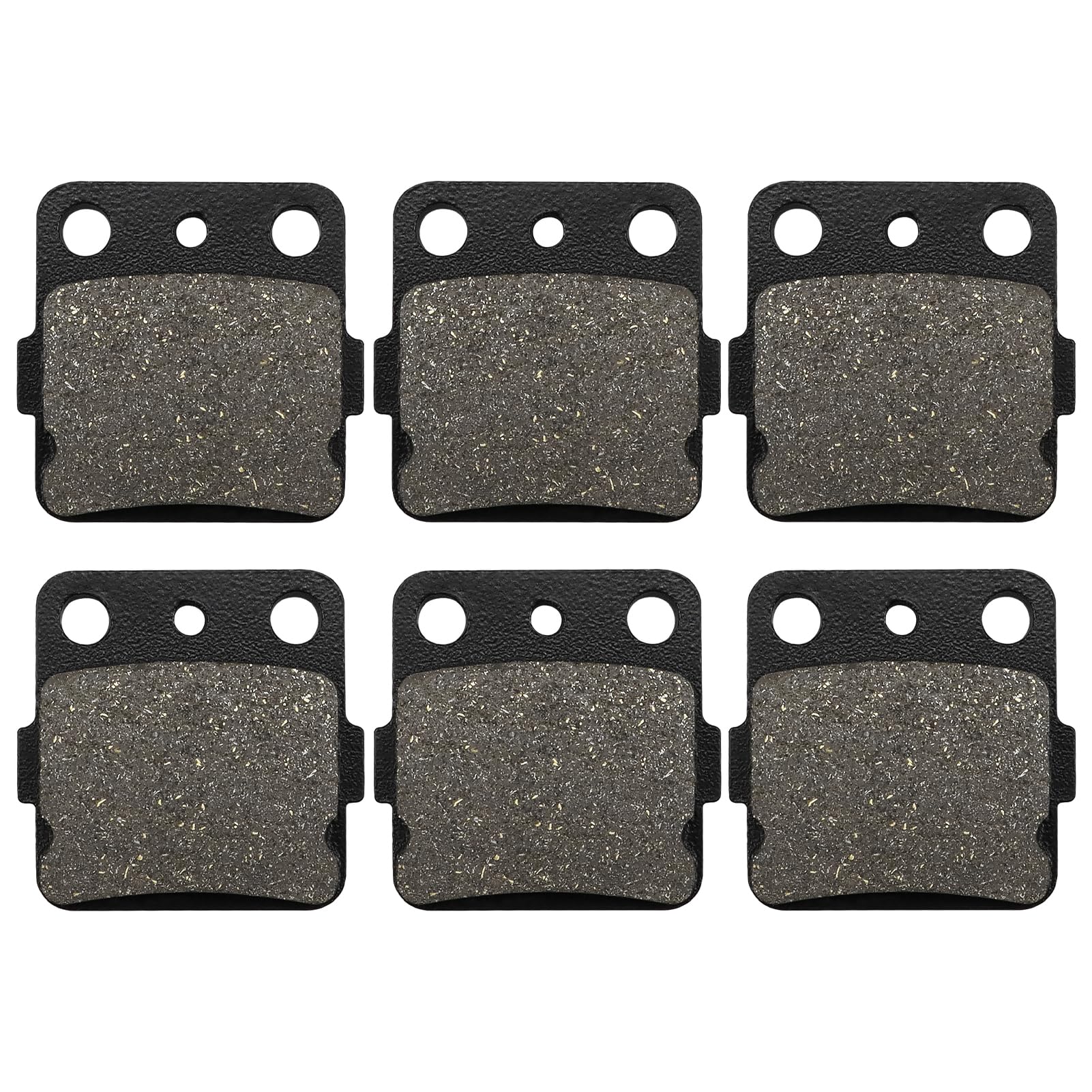 Zicoo Brake Pads Front & Rear For Honda 400Ex Trx 400 Ex Sportrax 400 2001-2008, Trx 400Ex Fourtrax 1999-2000, Trx400X Trx 400X 