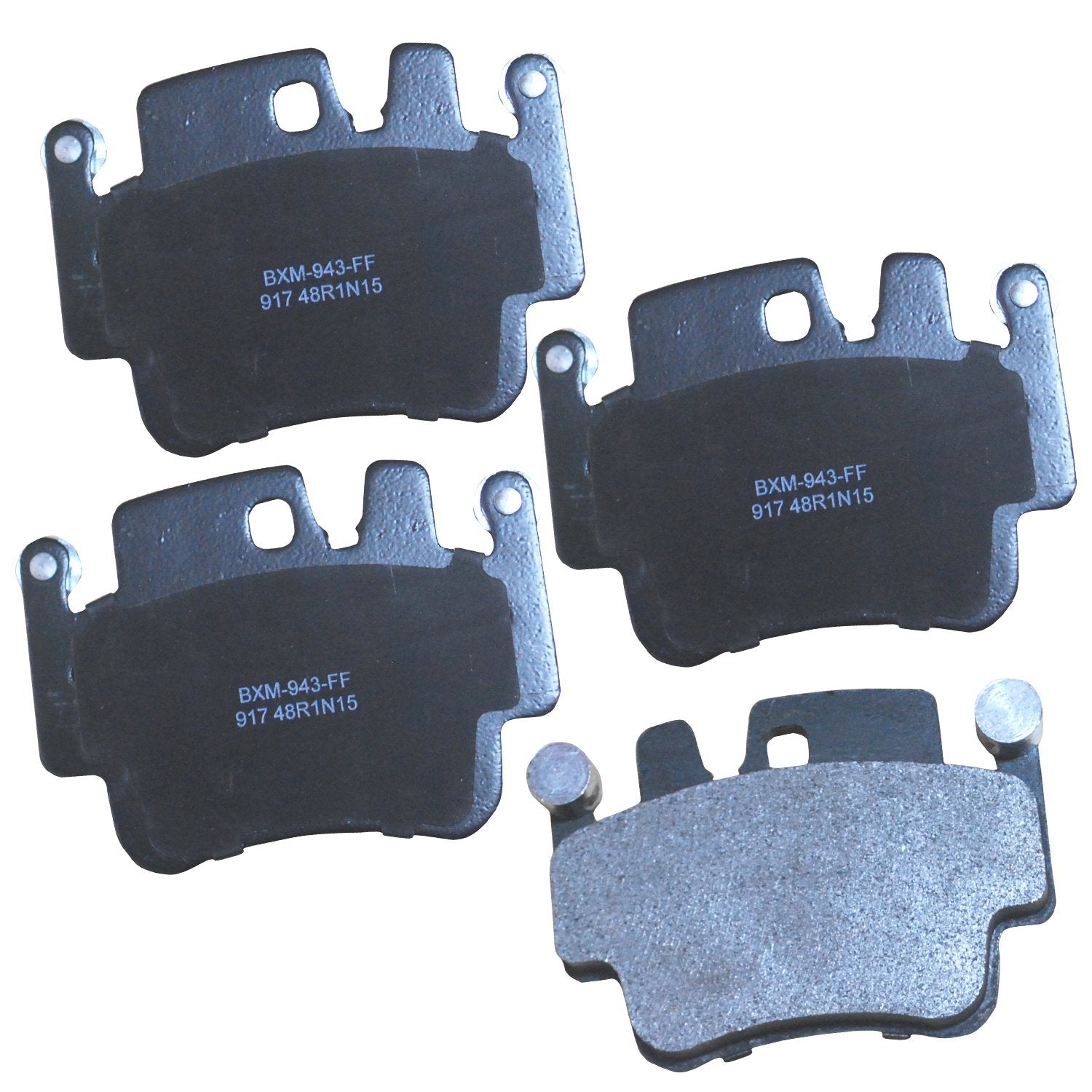 Bendix Premium Sbm917 Semi-Metallic Brake Pads For Porsche 911 2005-1999, Boxster 2006-2000, Cayman 2008-2006