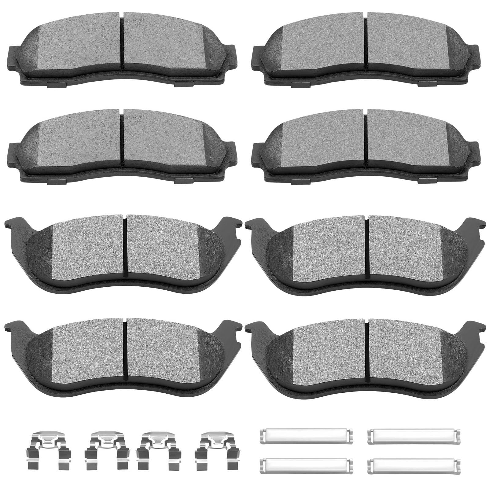 Ceramic Brake Pads Kits,Scitoo 8Pcs Brakes Pads Set Fit For 2002-2005 For Ford Explorer,2002-2005 For Mercury Mountaineer
