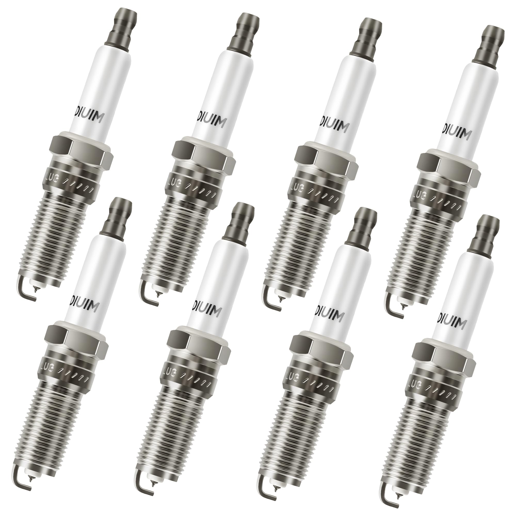 Iridium Spark Plugs 8 Pack 91418 Fits for 2014-2023 Chevy Silverado 1500 5.3 Tahoe Corvette Suburban & GMC Sierra 1500 Yukon, Yu
