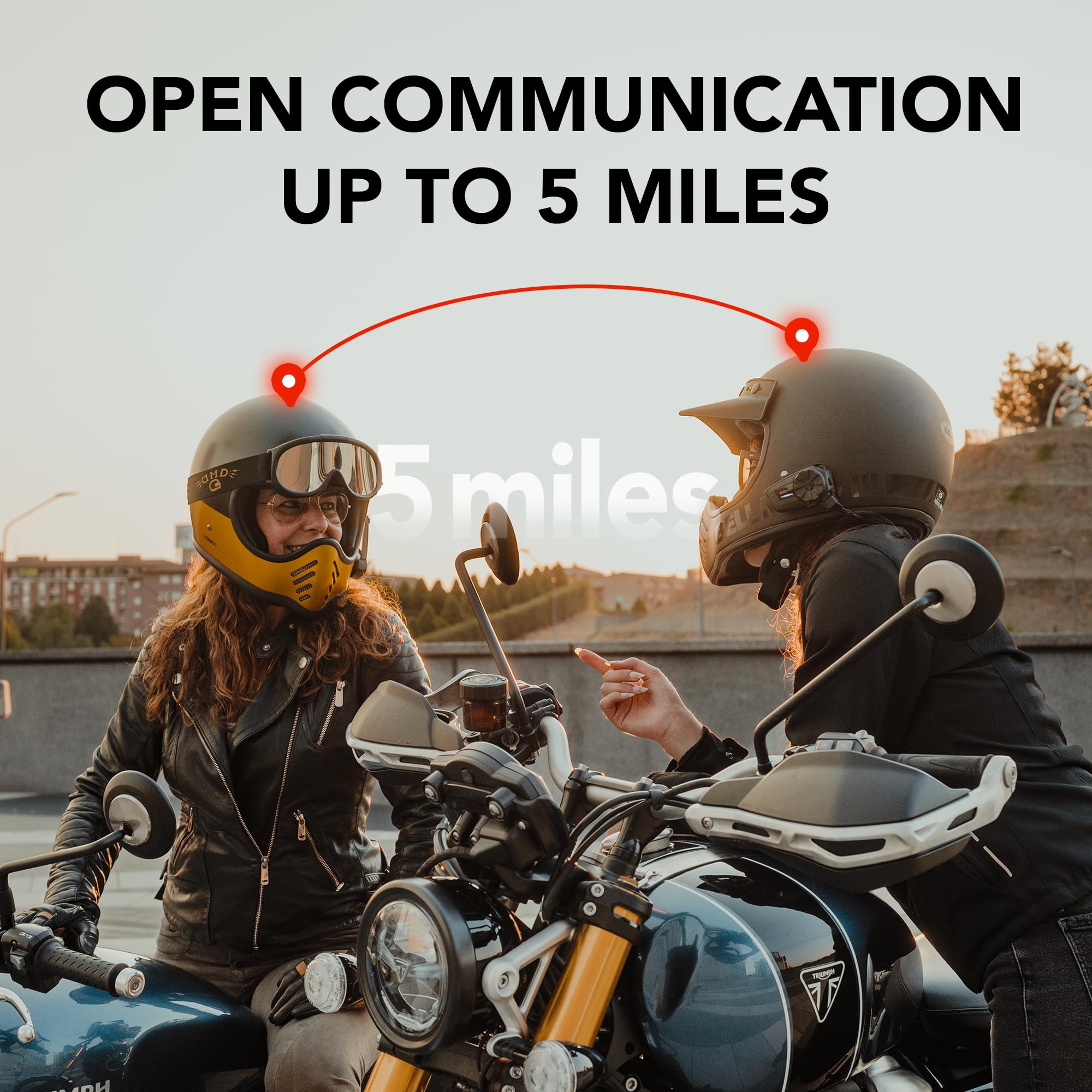 Sena Spider St1 Motorcycle Mesh Communication System, Dual Pack, Black