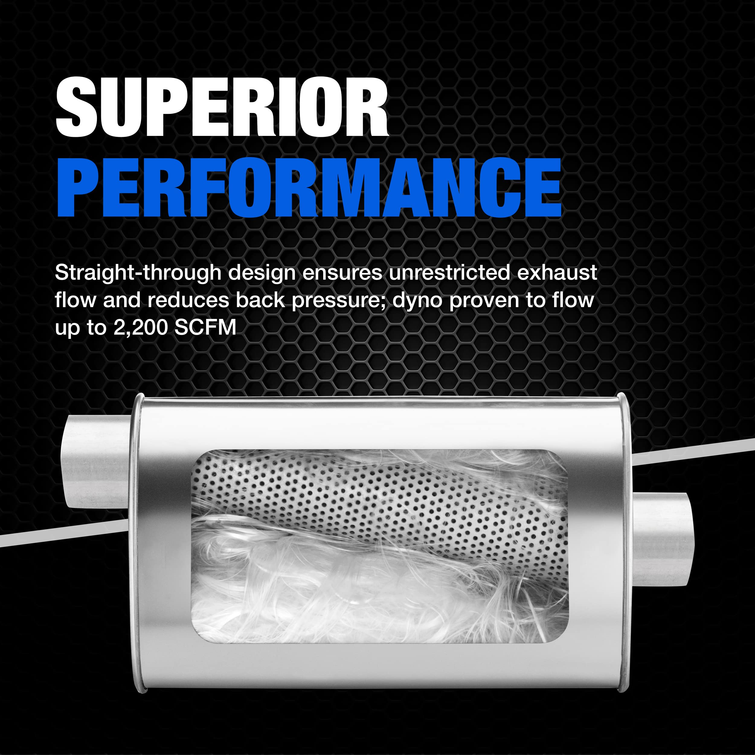 Dynomax Ultra Flo 17263 Exhaust Muffler For Jeep Wrangler