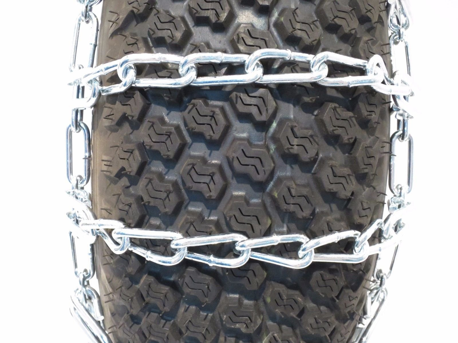 The Rop Shop Pair 2 Link Tire Chains 23X9.50X12 For Mtd/Cub Cadet Lawn Mower Tractor Rider