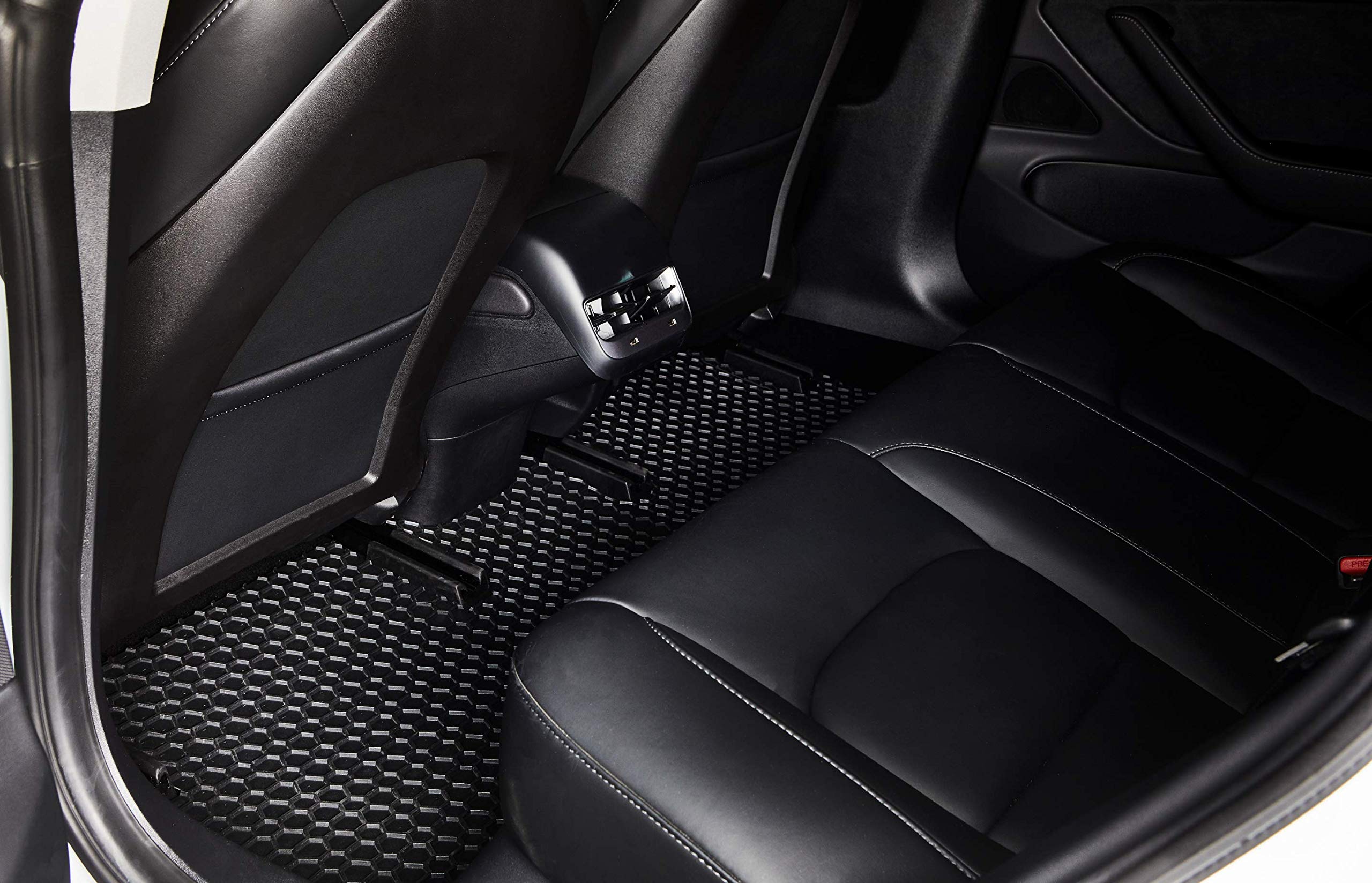 Toughpro Floor Mats Accessories 1St + 2Nd + 3Rd Row Compatible With Gmc Acadia (2Nd Row Bucket) All Weather Heavy Duty (Made In Usa) Black Rubber 2017 2018 2019 2020 2021 2022 2023