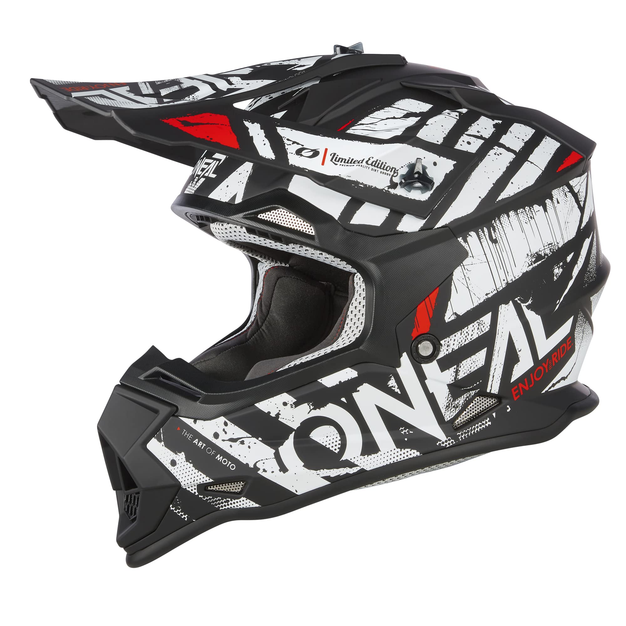 ONEAL 2 SRS Helmet Glitch Black/White, XL