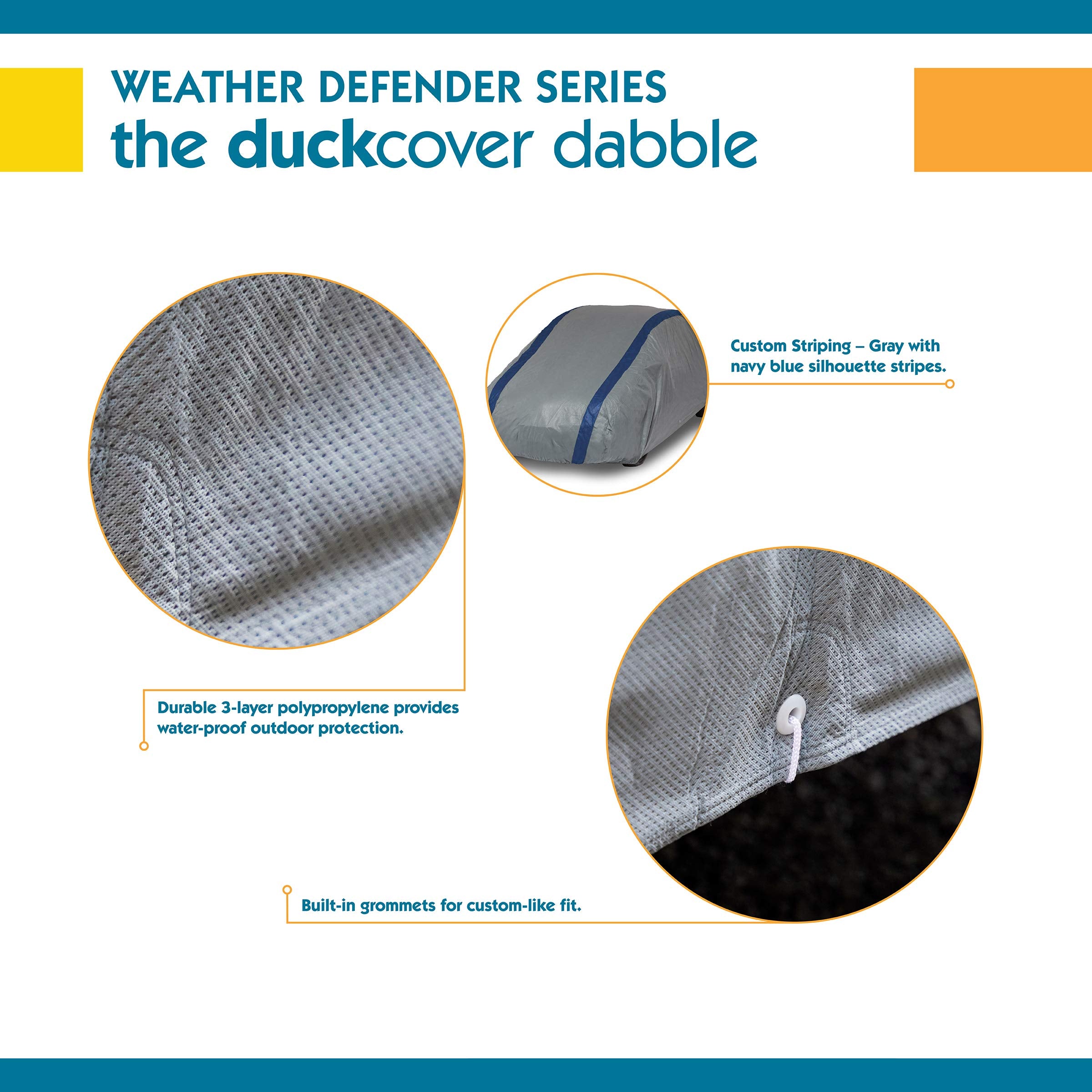 Duck Covers Weather Defender Pickup Truck Cover, Fits Extended Cab Short Bed Trucks up to 19 ft. 4 in. L
