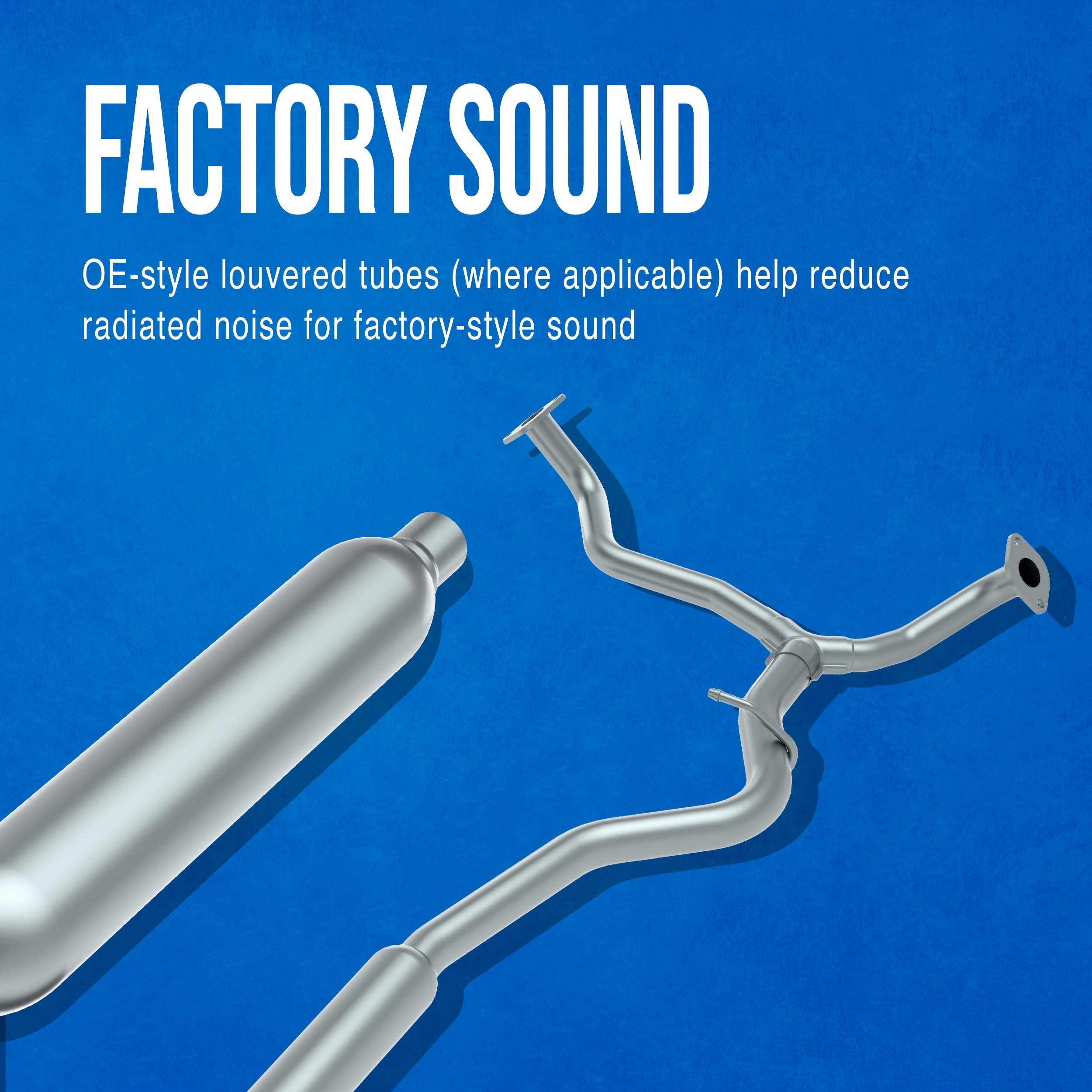 Walker 56222 Direct Fit Exhaust Resonator And Pipe Assembly For Nissan Versa