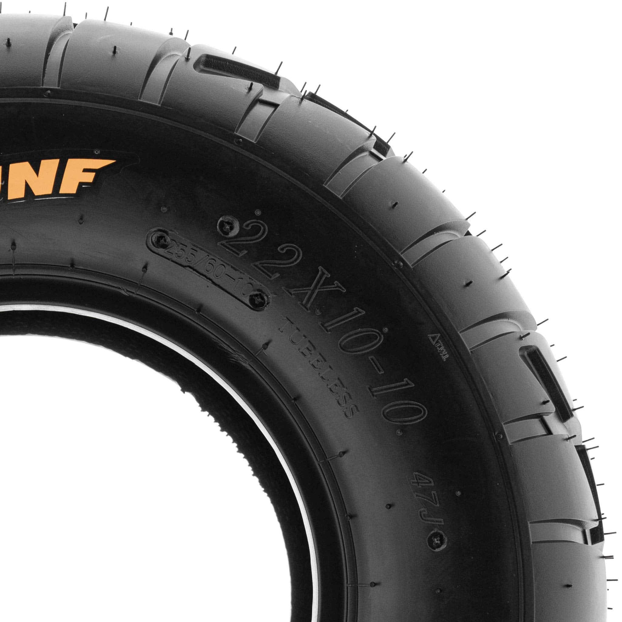 SunF A021 TT Sport ATV UTV Dirt Track & Flat Track Tire 22x10-8, 6 PR, Tubeless