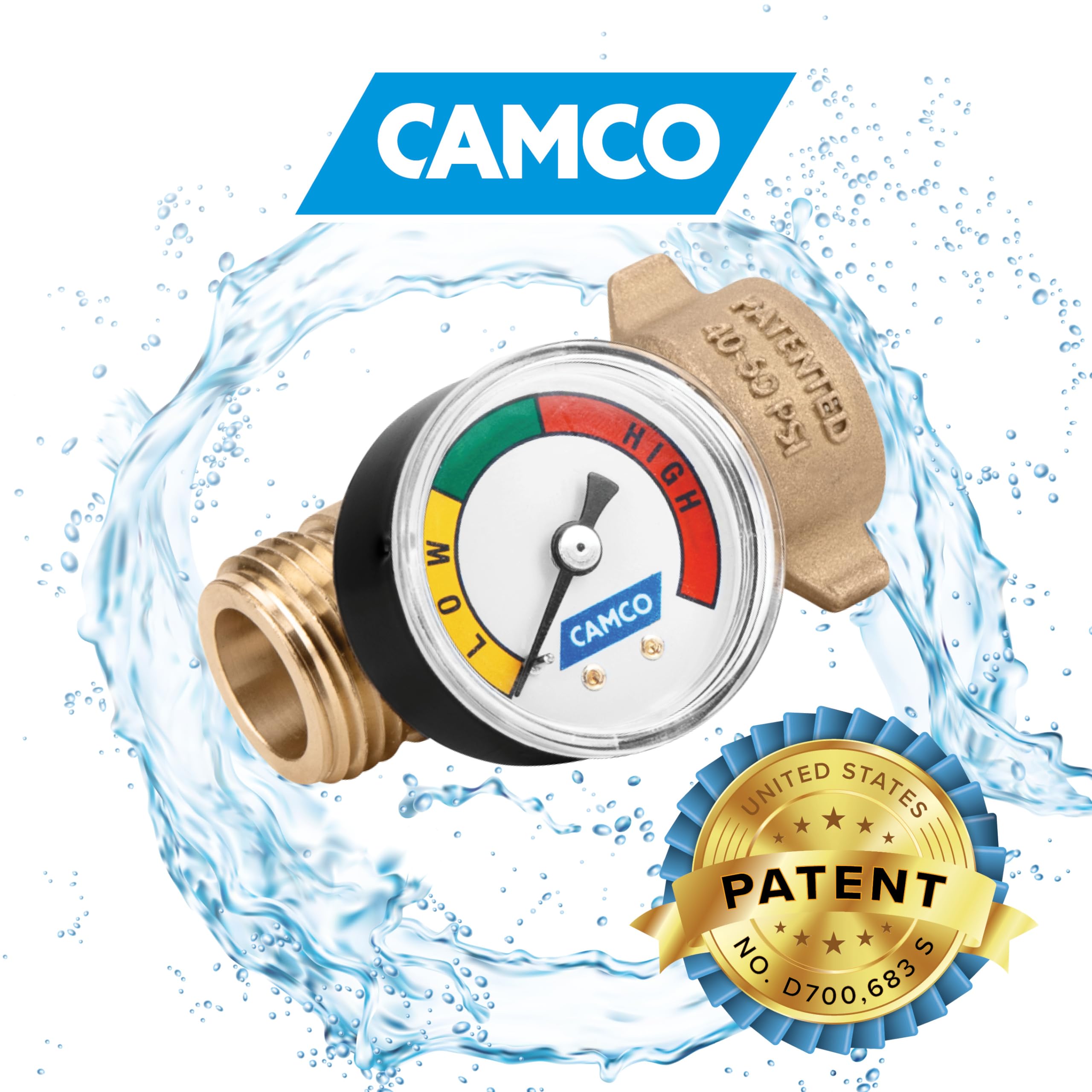 Camco Water Pressure Regulator 1 Pk