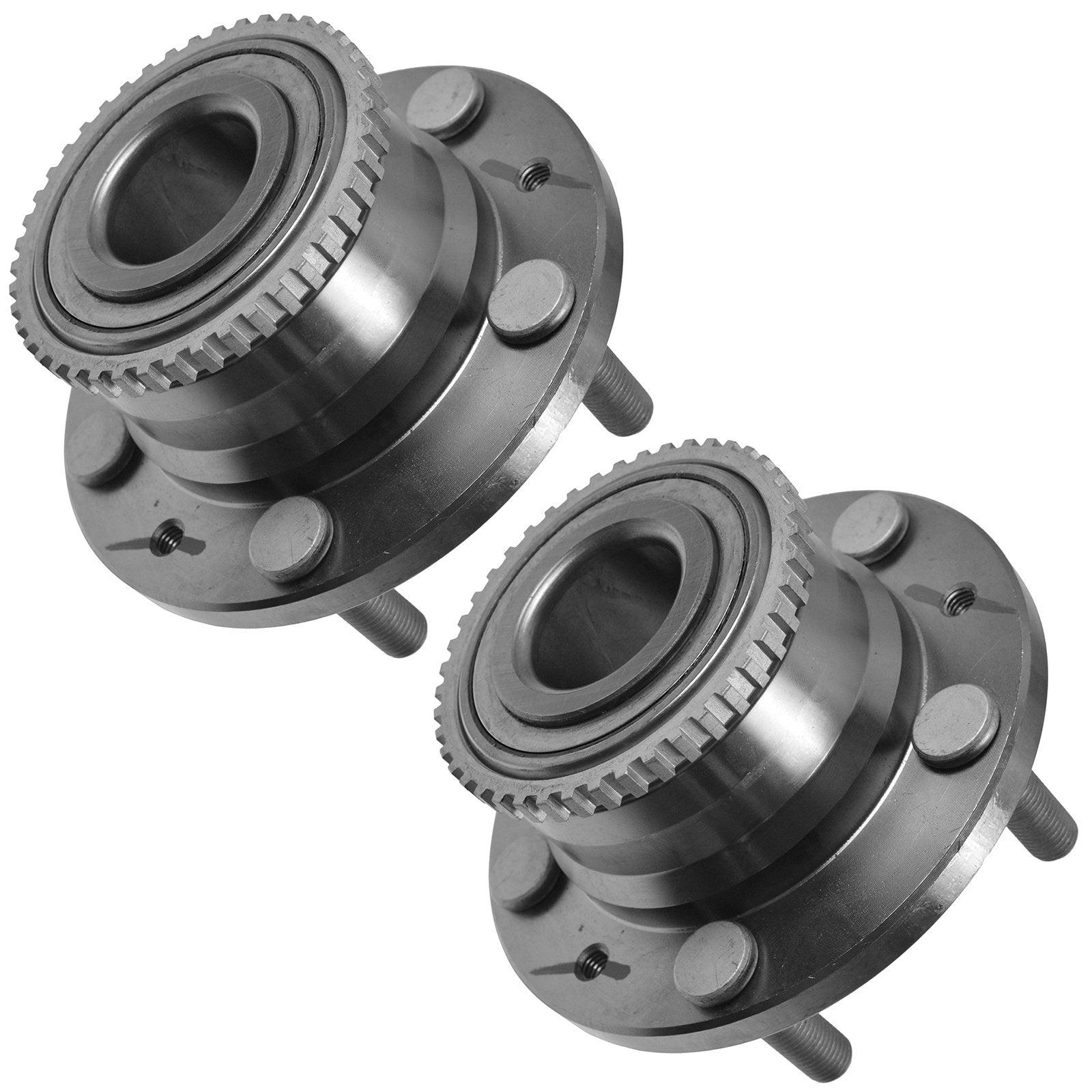 Trq Front Rear Wheel Hub Bearings Assembly Set Compatible With 1992-1995 Mazda 929 2001-2002 Millenia 1989-2006 Mpv 2001-2003 Pr