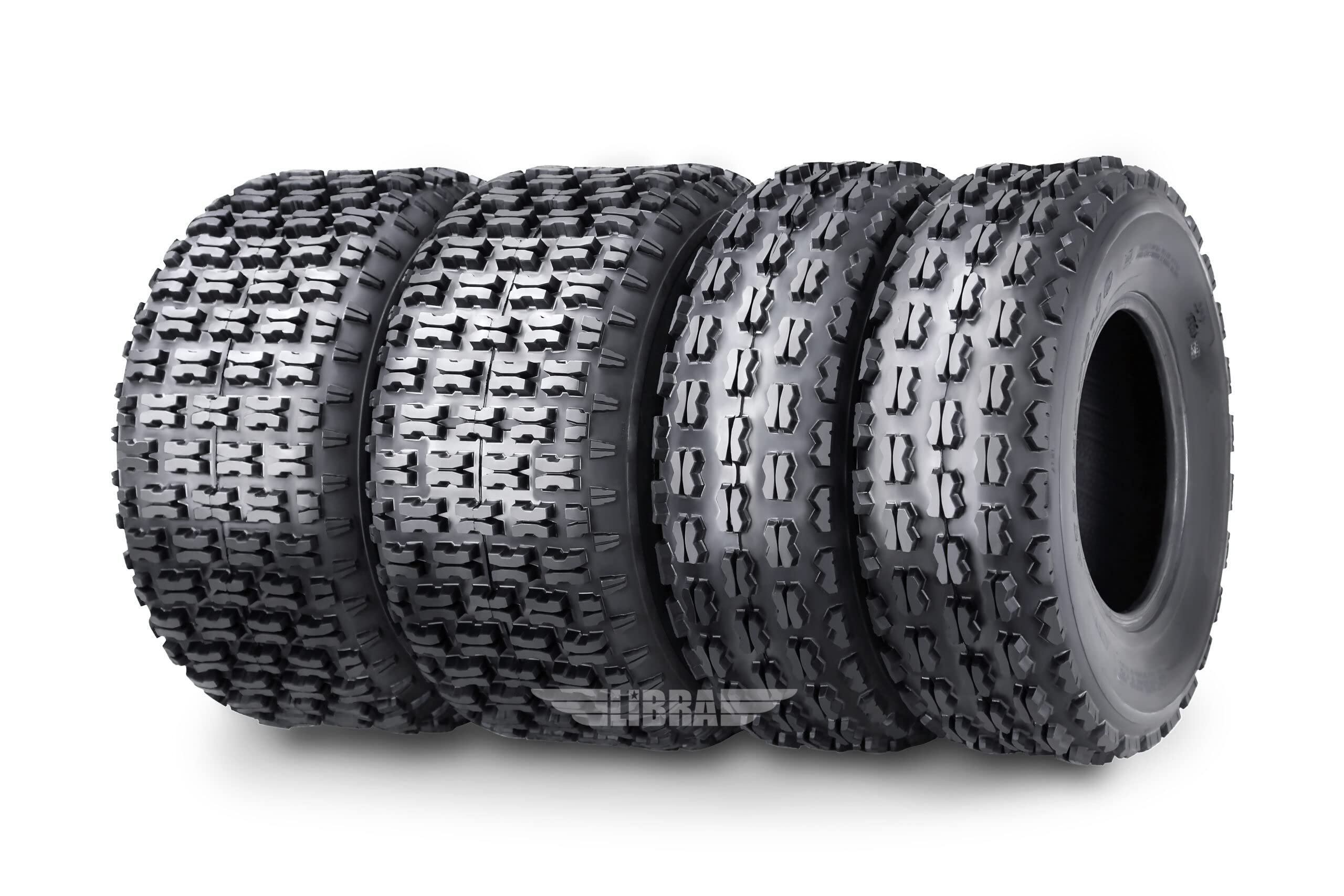 Wanda 22X7-10 & 22X10-10 Full Set Yamaha Timberwolf 250 Beartracker Sport Atv Tires