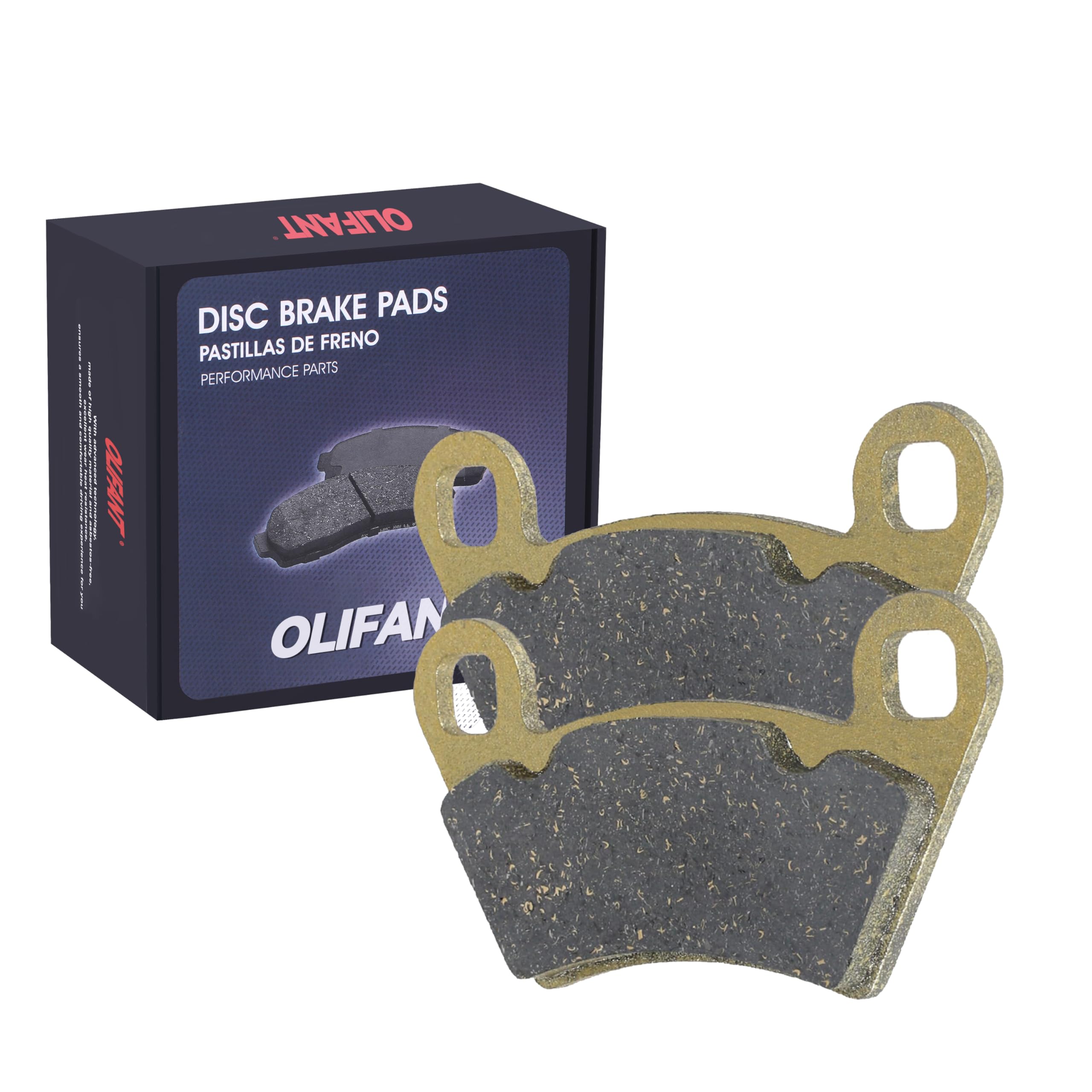Brake Pads For Polaris Ranger 500 4x4 2002-07 2011-12/Ranger 500 2x4 2005-07 2017-22/Ranger 570 Mid 2014-23/Ranger 400 4x4 2010-
