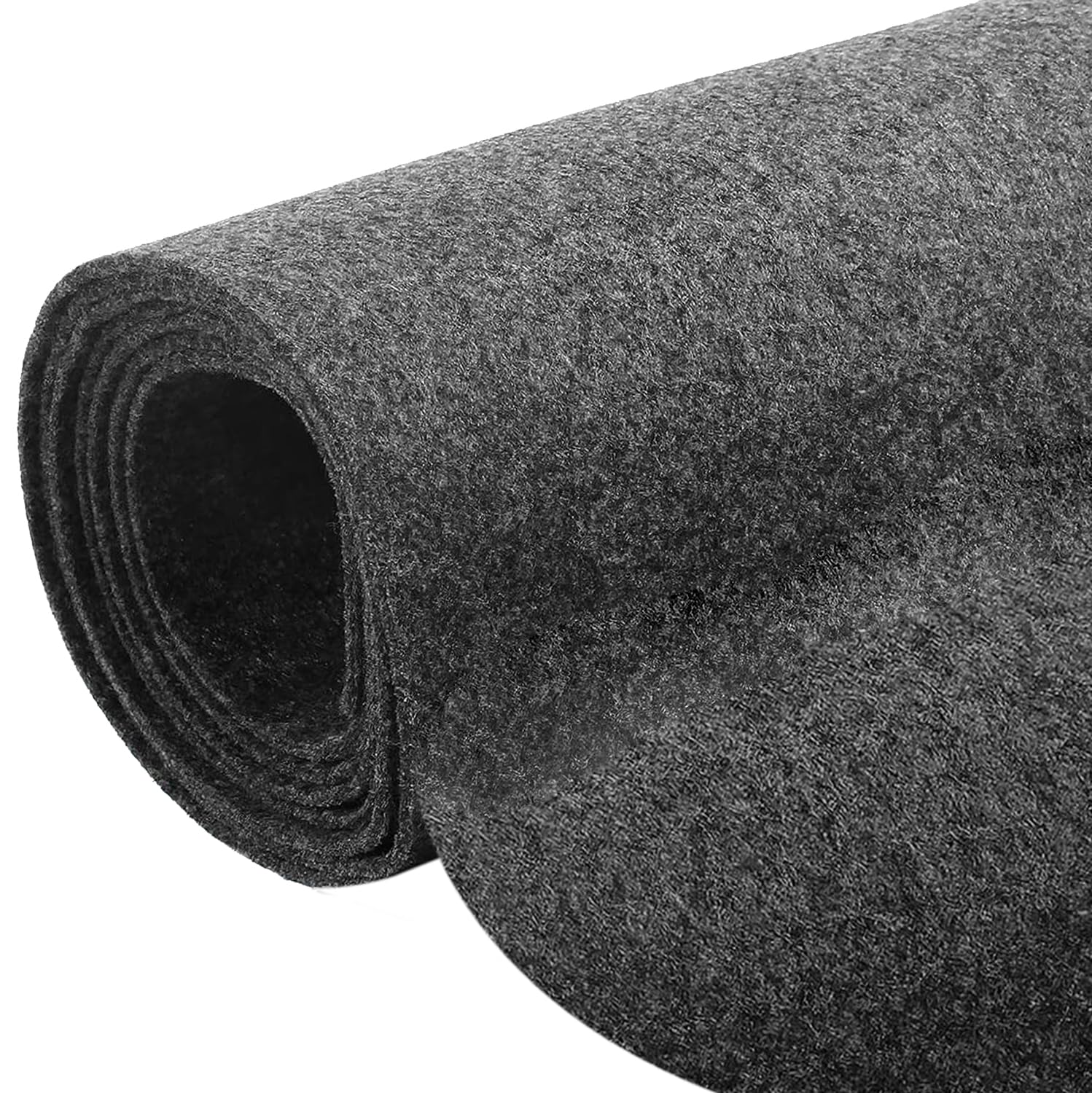 Halero 78''x40'' Grey Underfelt Carpet for Speaker, Sub Box Carpet, Auto, RV, Boat, Marine, Truck, Car Trunk Felt Fabric Materia