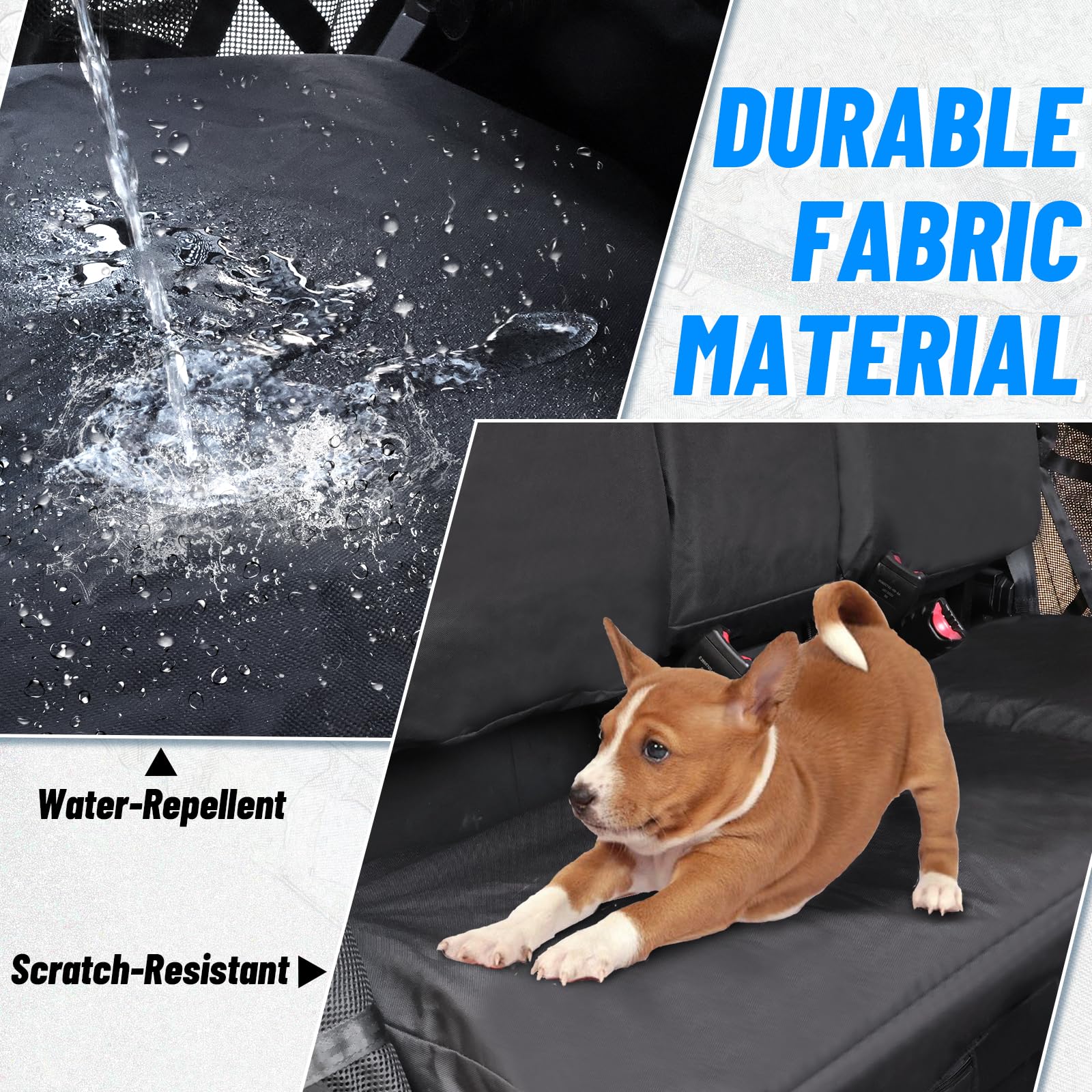 StarknightMT UTV Uforce 1000 Seat Covers, 1680D Waterproof Seat Cover Compatible with 2019-2024 CFMOTO UFORCE 1000, 2022-2024 Uf