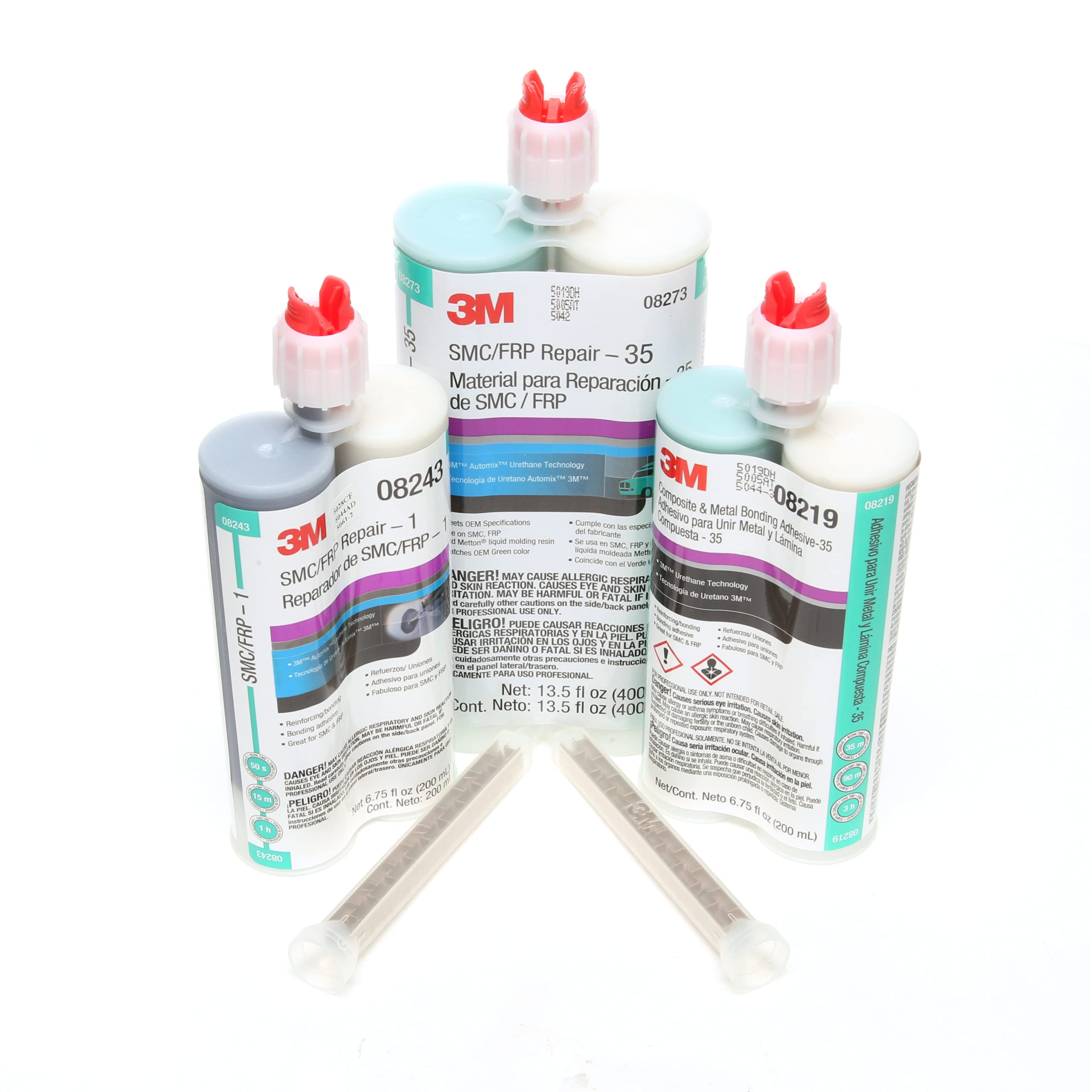 3M Smc/Fiberglass Repair Adhesive-1, 08243, Black, 200 Ml Cartridge