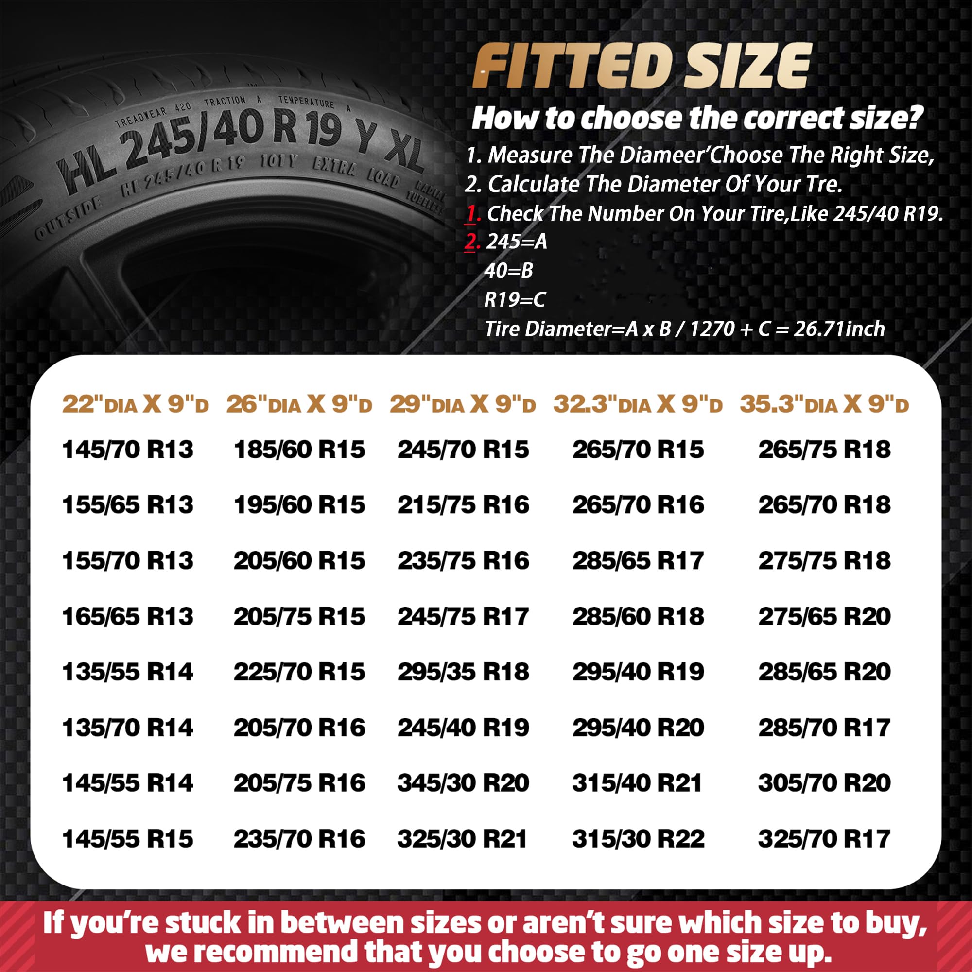 K-Musculo Rv Tire Covers 2-Pack, Waterproof Wheel Covers For Rv Wheel Travel Trailer Camper Truck Suv, Fit 27-29 Inch Tire Diame
