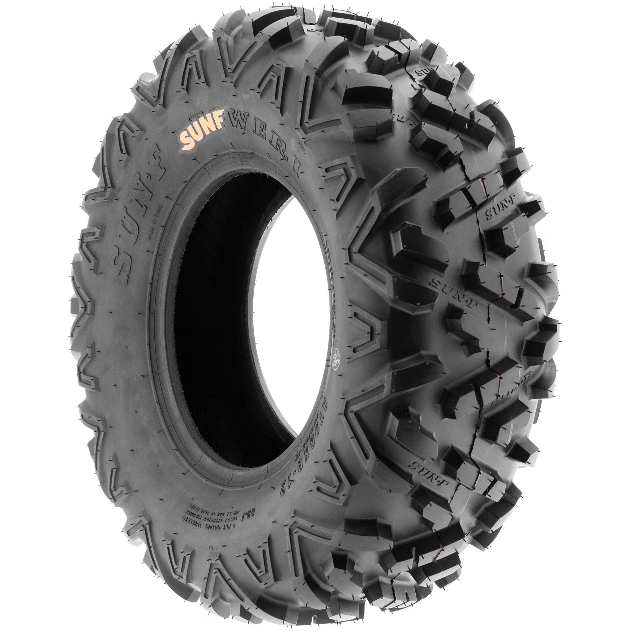 SunF 26x9-12 ATV UTV 26x9x12 All Terrain Tires 6 PR A051 POWER II - PAIR of 2