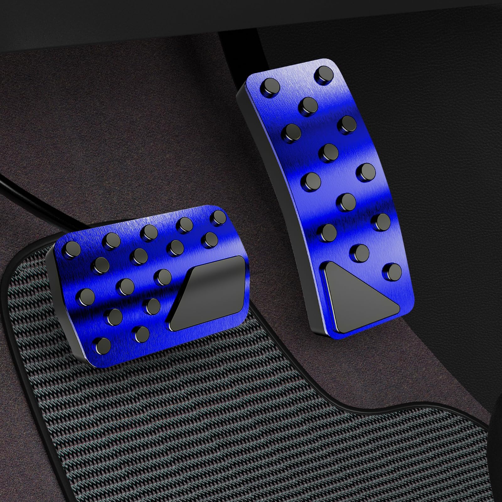 Tdofyh Aluminum Alloy Pedal Cover For Jeep Grand Cherokee 2011-2024 2025 Dodge Durango 2011-2024 2025 No Drilling Aluminum Brake