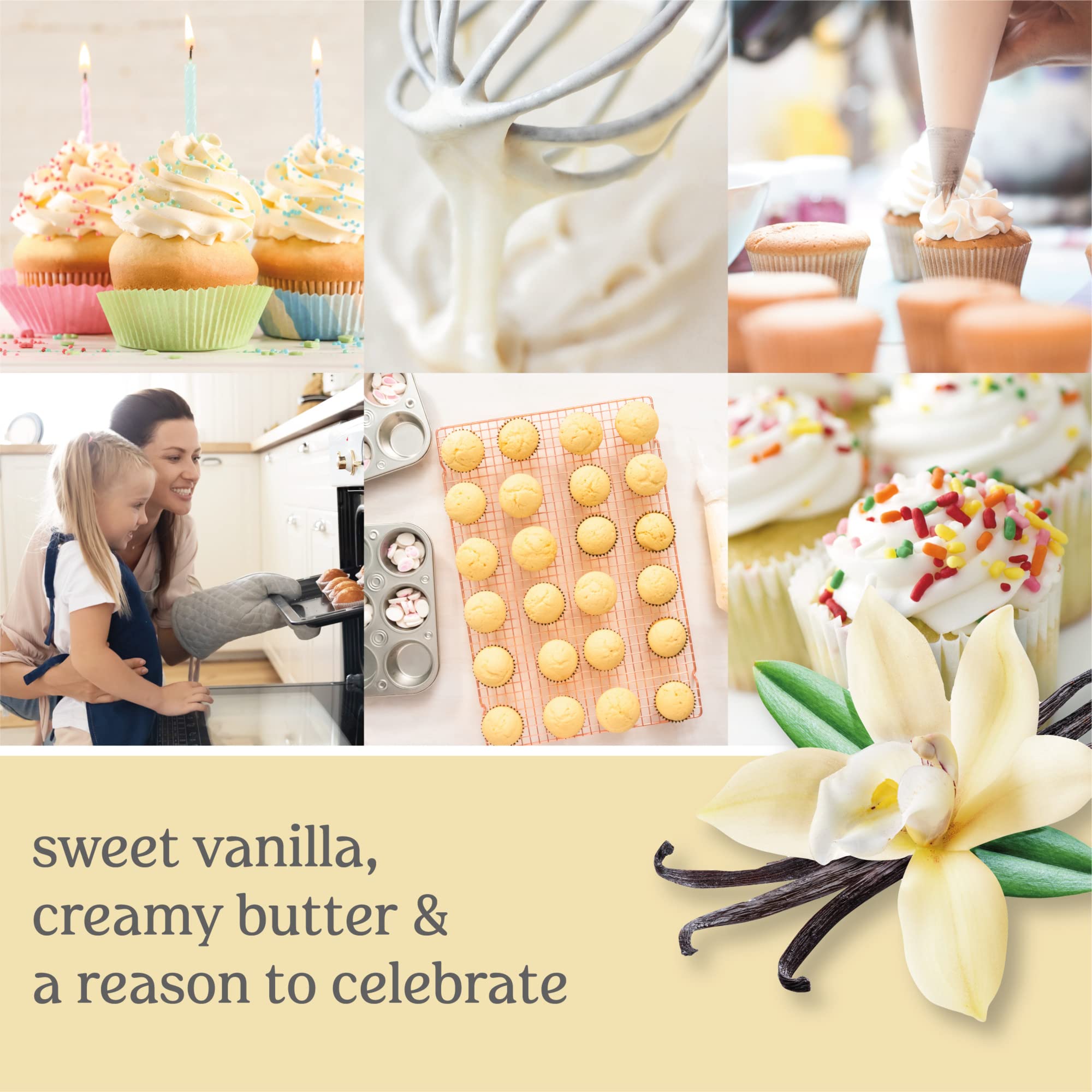 Yankee Candle Car Air Fresheners, Hanging Car Jar Ultimate Vanilla Cupcake Scented, Neutralizes Odors Up To 30 Days, Gray, 1 Cou