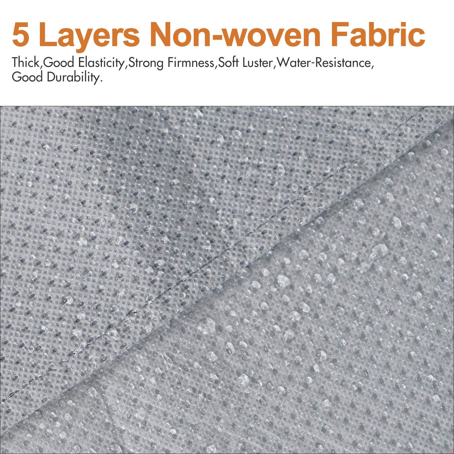 Leader Accessories 4-Pack Tire Covers - Non-Woven Wheel Protectors For Truck, Camper, Car, Jeep, Suv, Rv - Universal Fits 32''-3