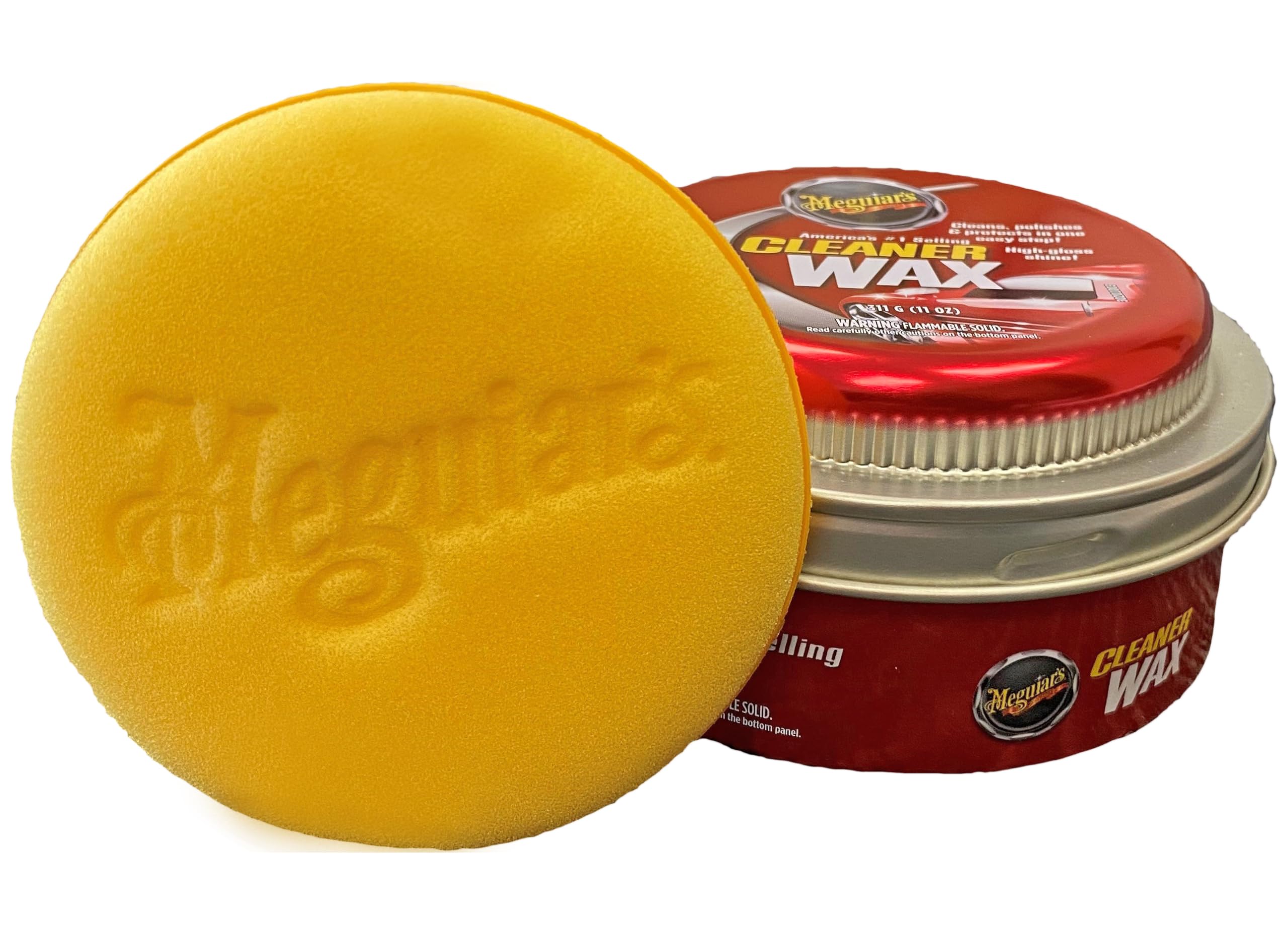 Meguiar's 1-Step Paste Cleaner Car Wax - 14 oz - Effective Shine & Protection