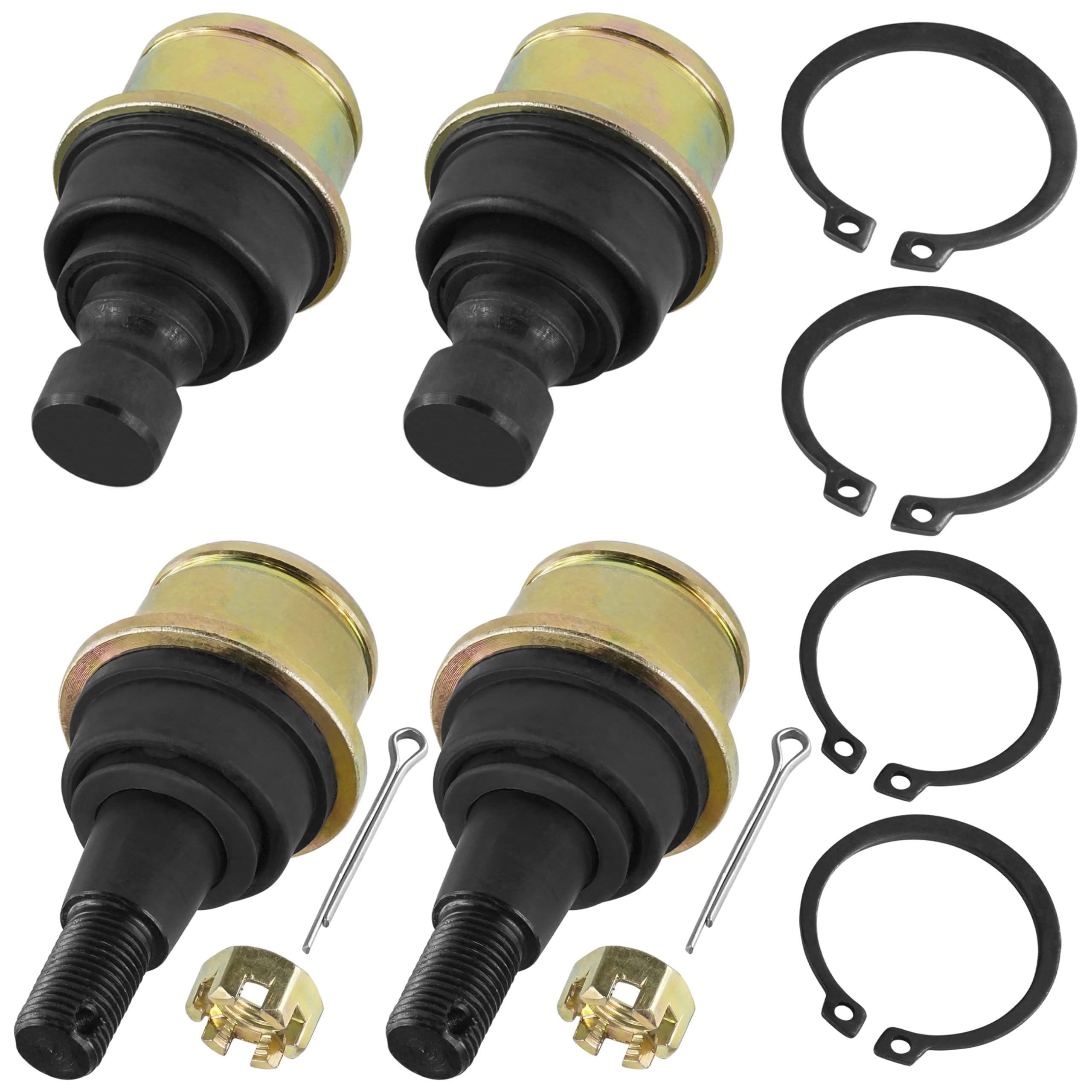 Caltric 2 Set Upper and Lower Ball Joint Compatible With Can-am Maverick 1000 Xmr Xrs Dps Xxc 2013-2018